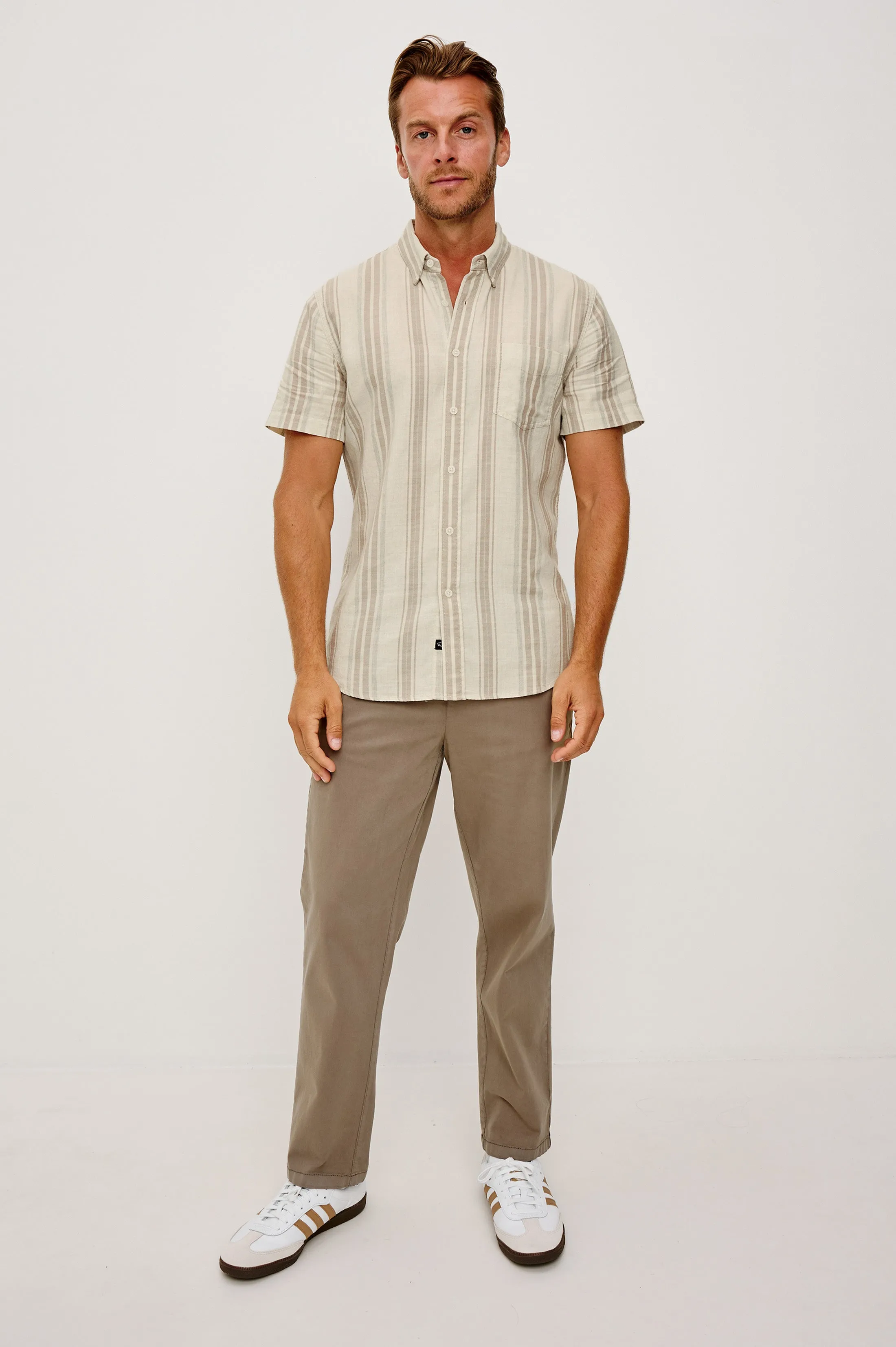 FAIRFAX SHIRT - HEATHER DUNE STRIPE sold by Rails product image thumbnail 2