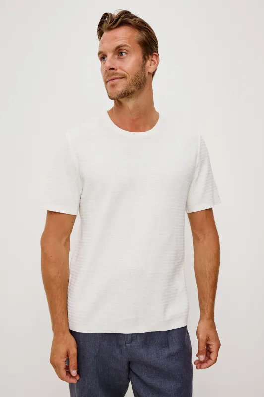THEO T-SHIRT - PORCELAIN made by Rails