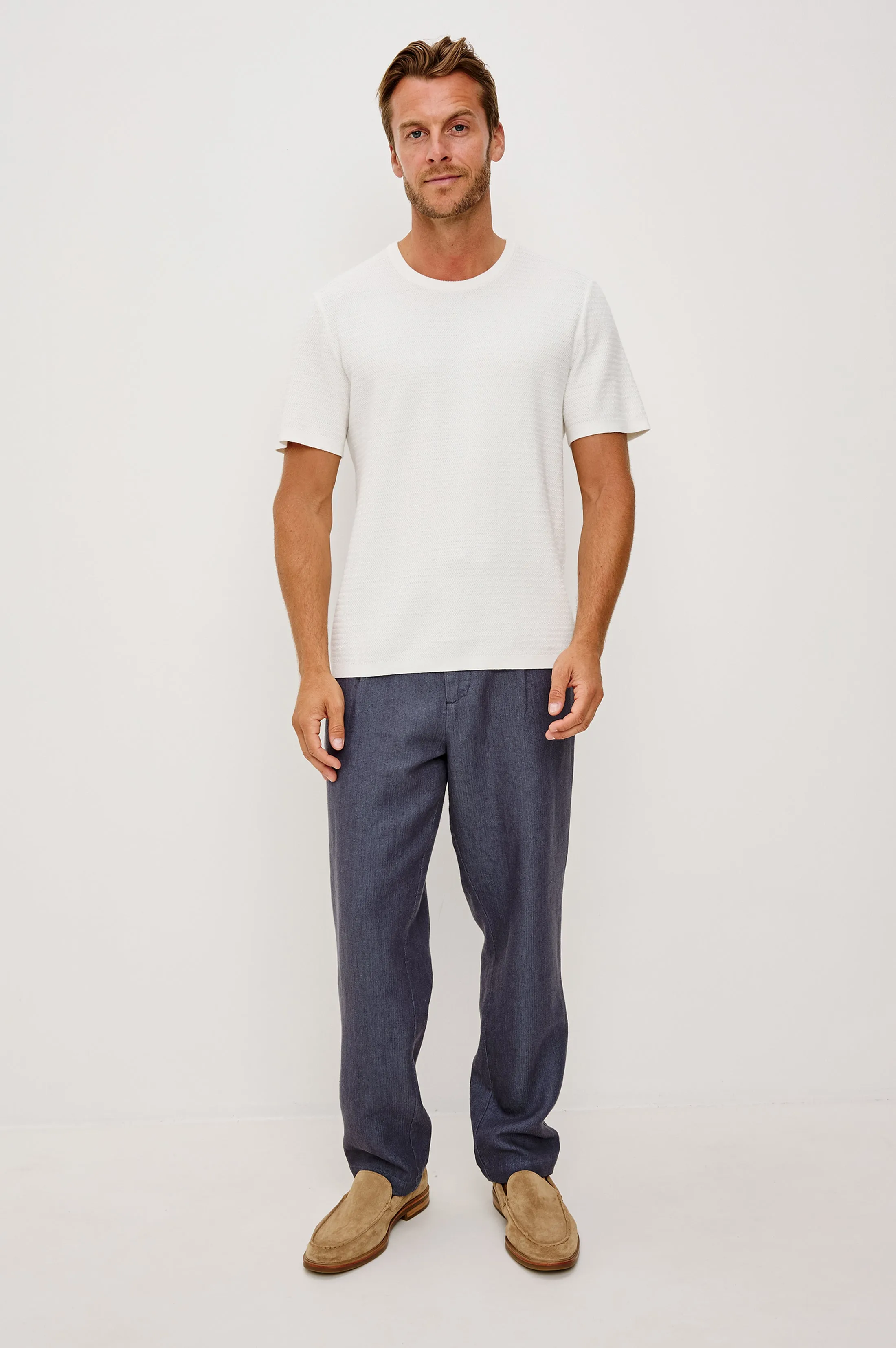 THEO T-SHIRT - PORCELAIN sold by Rails product image thumbnail 2