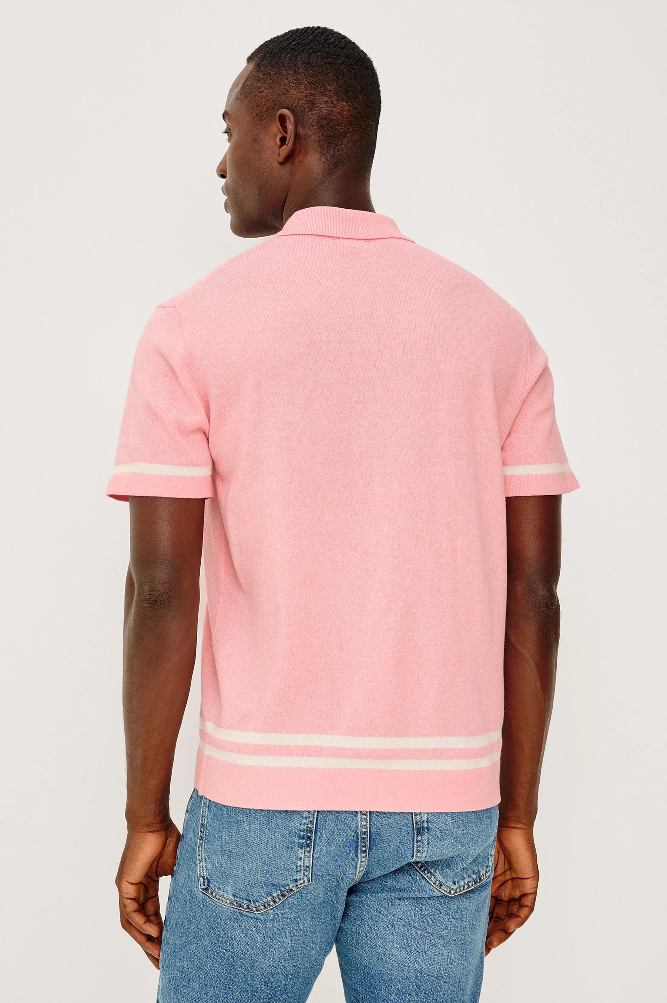 LEO SHIRT - ROSE MELANGE sold by Rails product image thumbnail 5