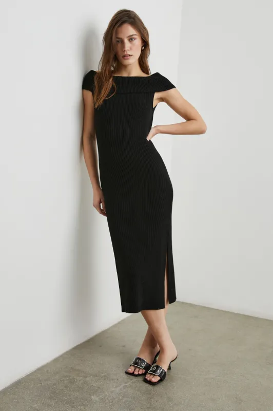 ANAYA DRESS - BLACK sold by Rails