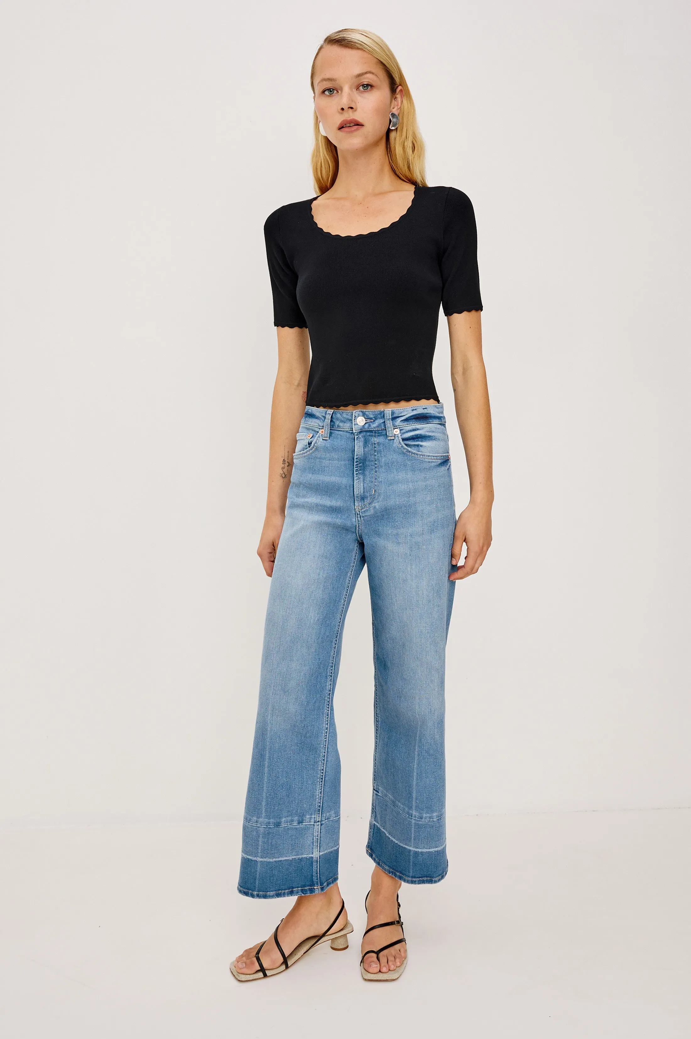 GETTY CROP WIDE LEG - INDEPENDENCE sold by Rails product image thumbnail 4