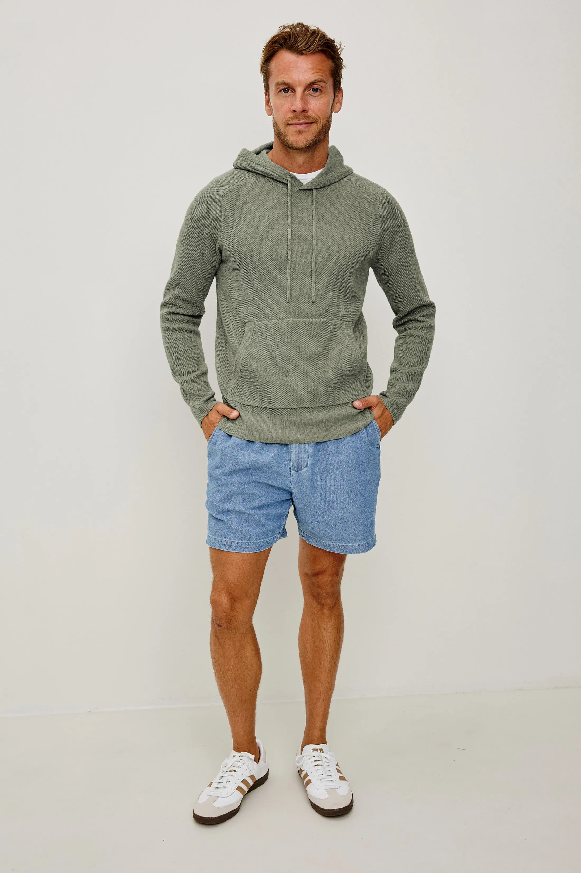 MATADOR HOODIE - SAGE HEATHER sold by Rails product image thumbnail 4