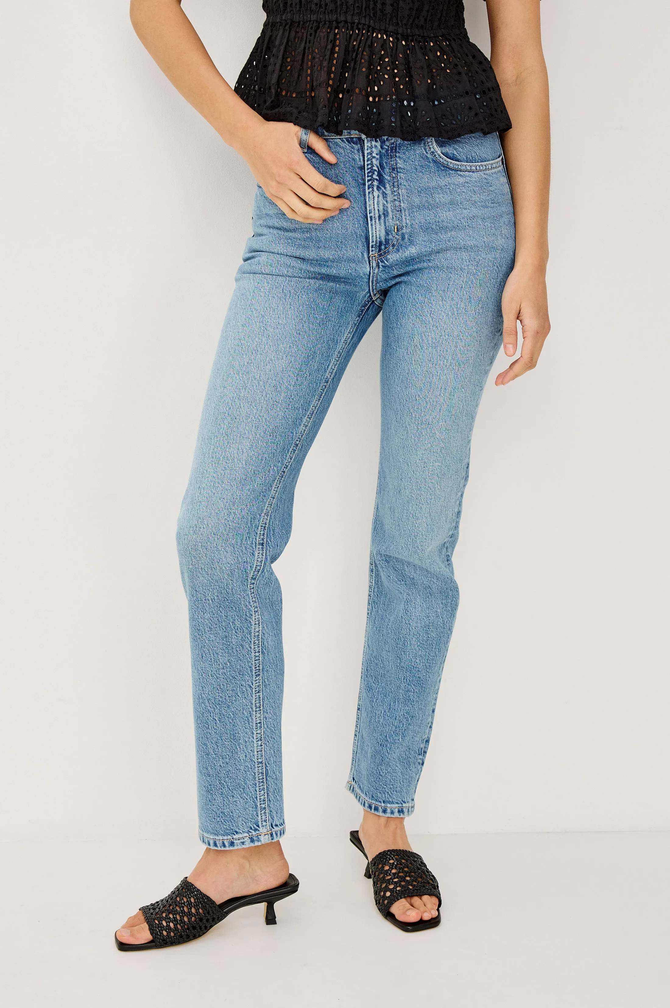 TOPANGA STRAIGHT - OLD INDIGO sold by Rails product image thumbnail 4