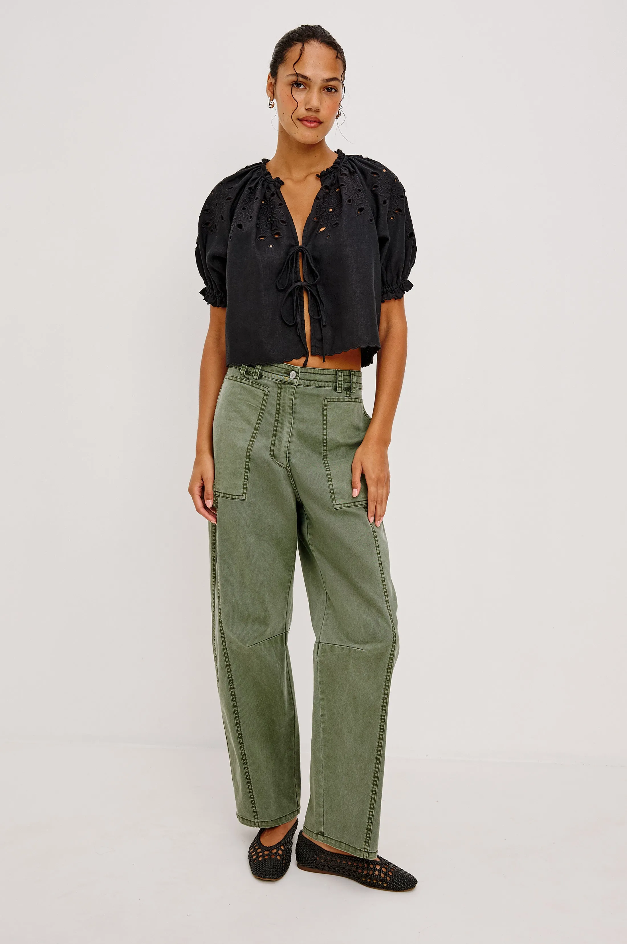 LUNAR PANT - MILITARY OLIVE sold by Rails product image thumbnail 3