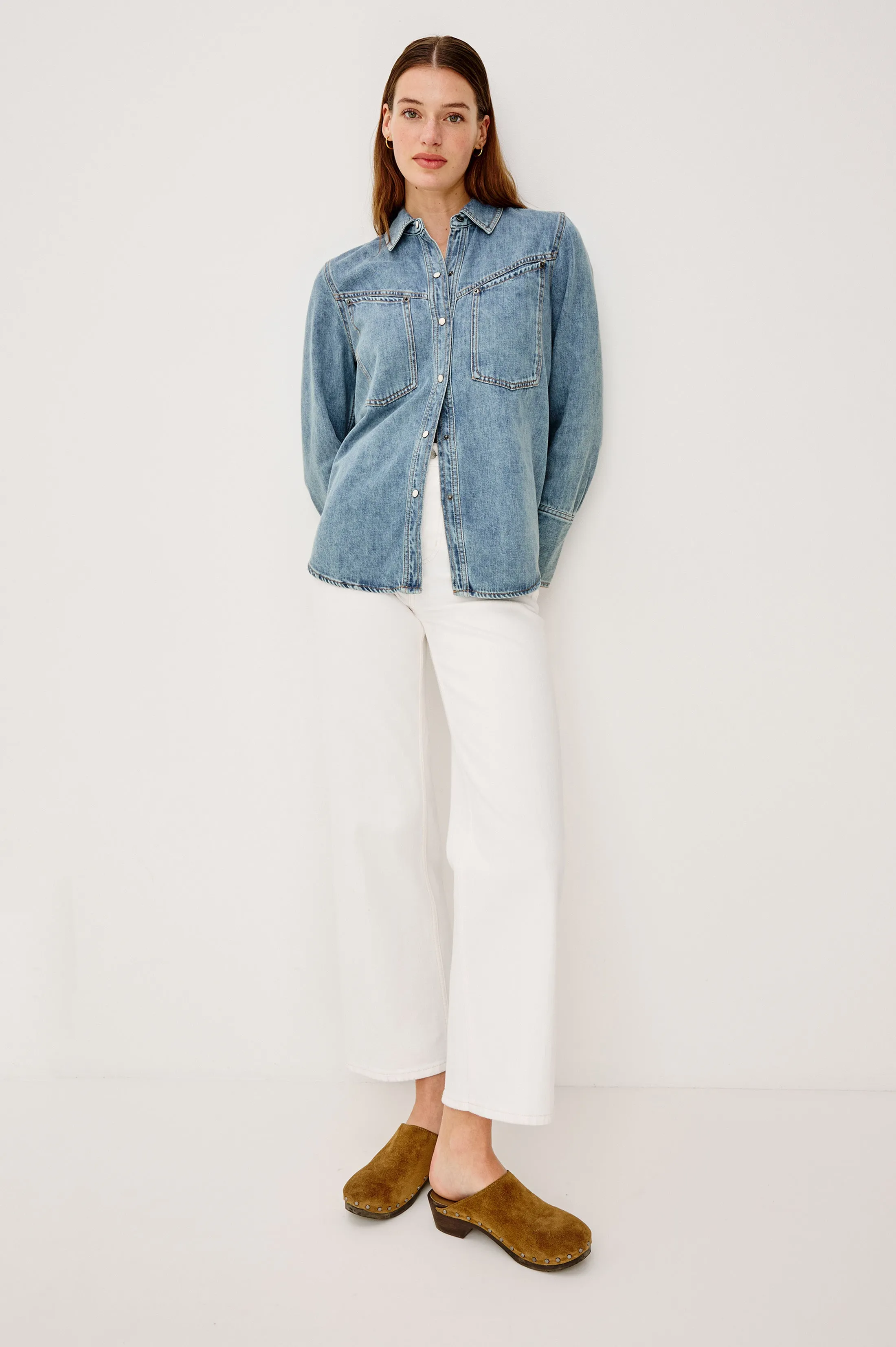 ACTON SHIRT - WESTERN BLUE sold by Rails product image thumbnail 3