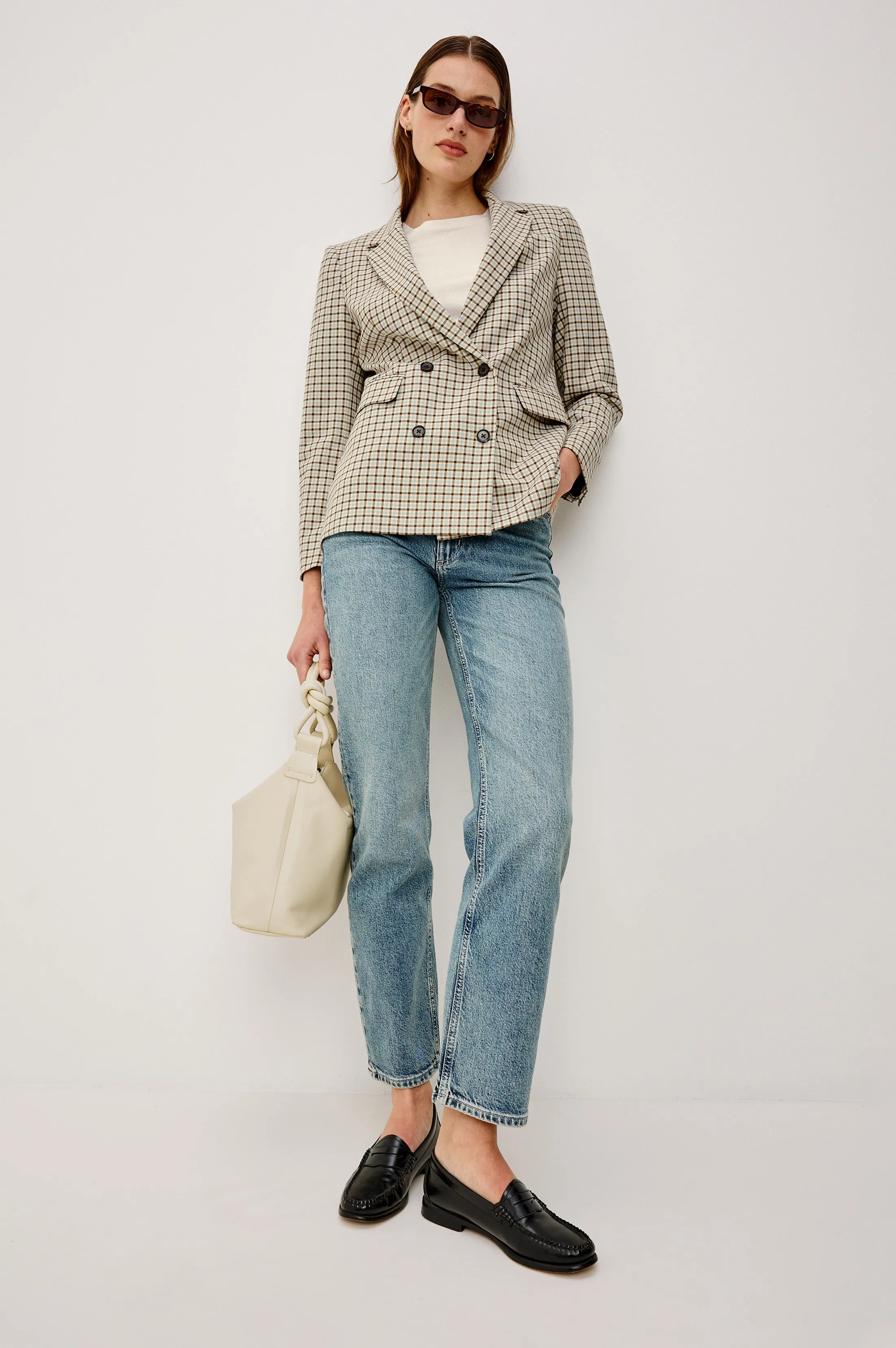 JAC BLAZER - BLUE BAY CHECK sold by Rails product image thumbnail 3