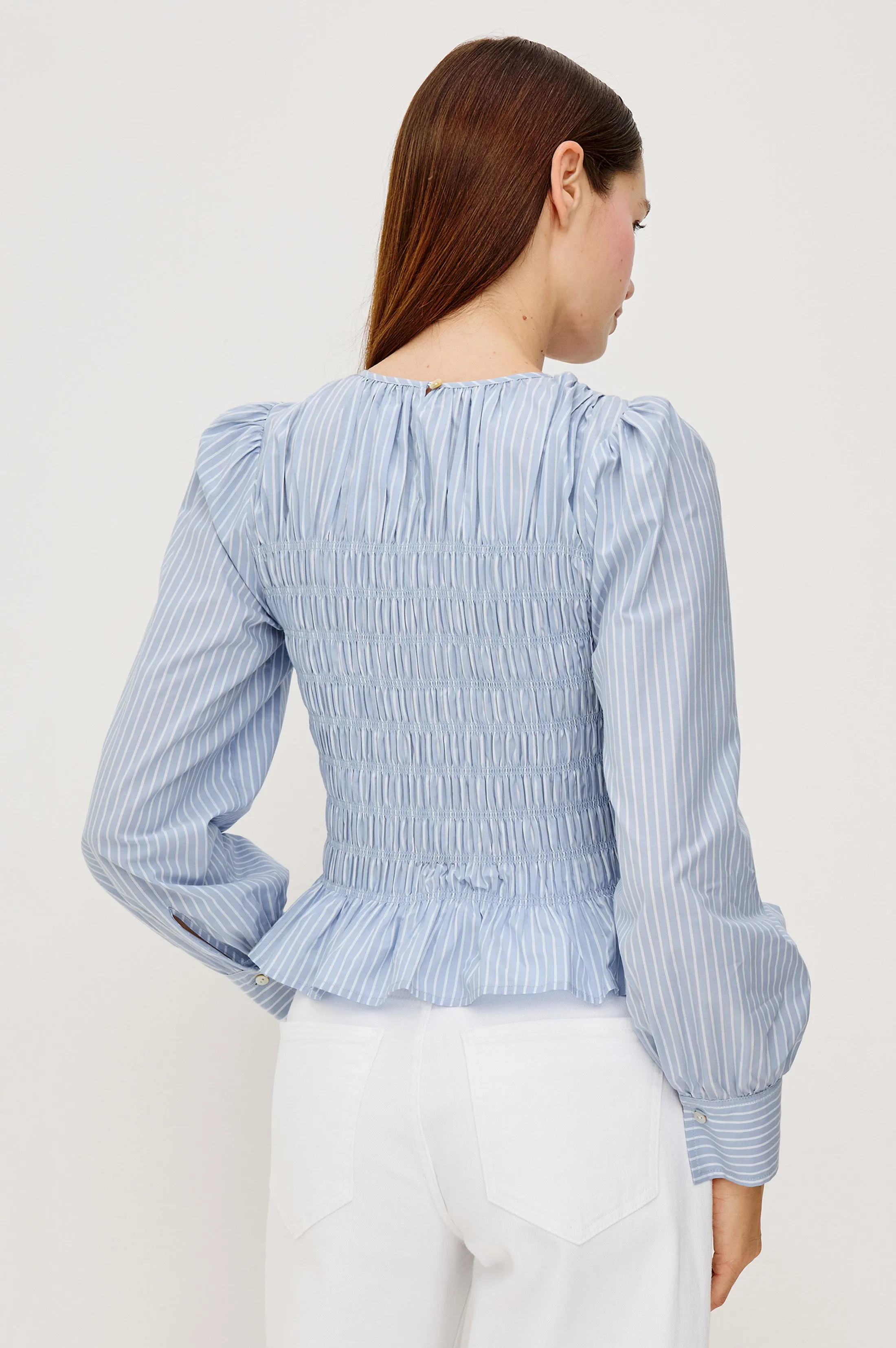 TABI TOP - OXFORD WHITE STRIPE sold by Rails product image thumbnail 5