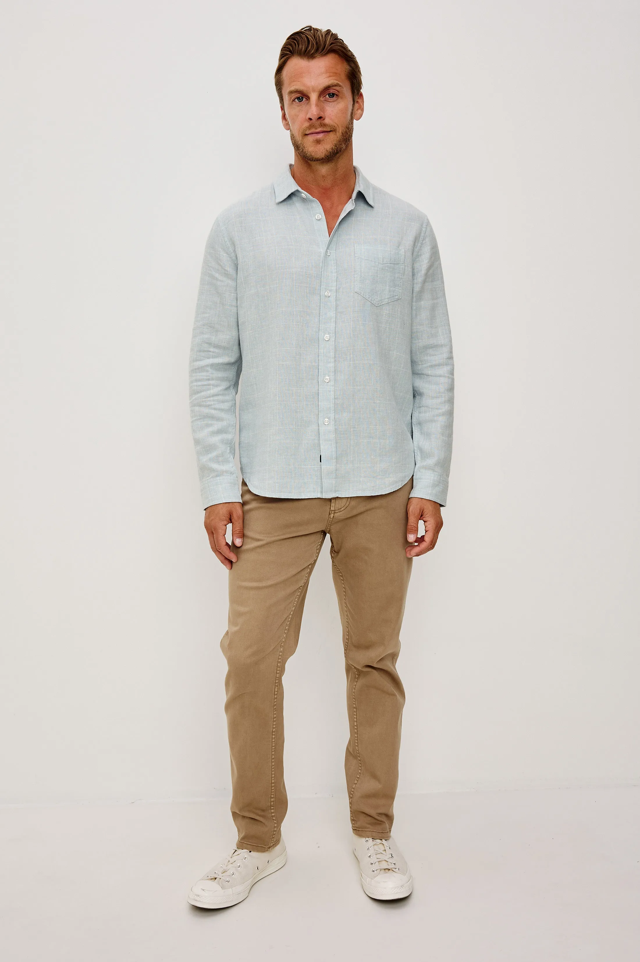 GRACY SHIRT - TIDAL WHITE sold by Rails product image thumbnail 3