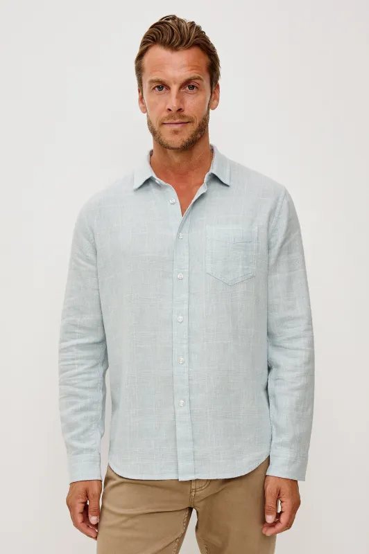 GRACY SHIRT - TIDAL WHITE made by Rails
