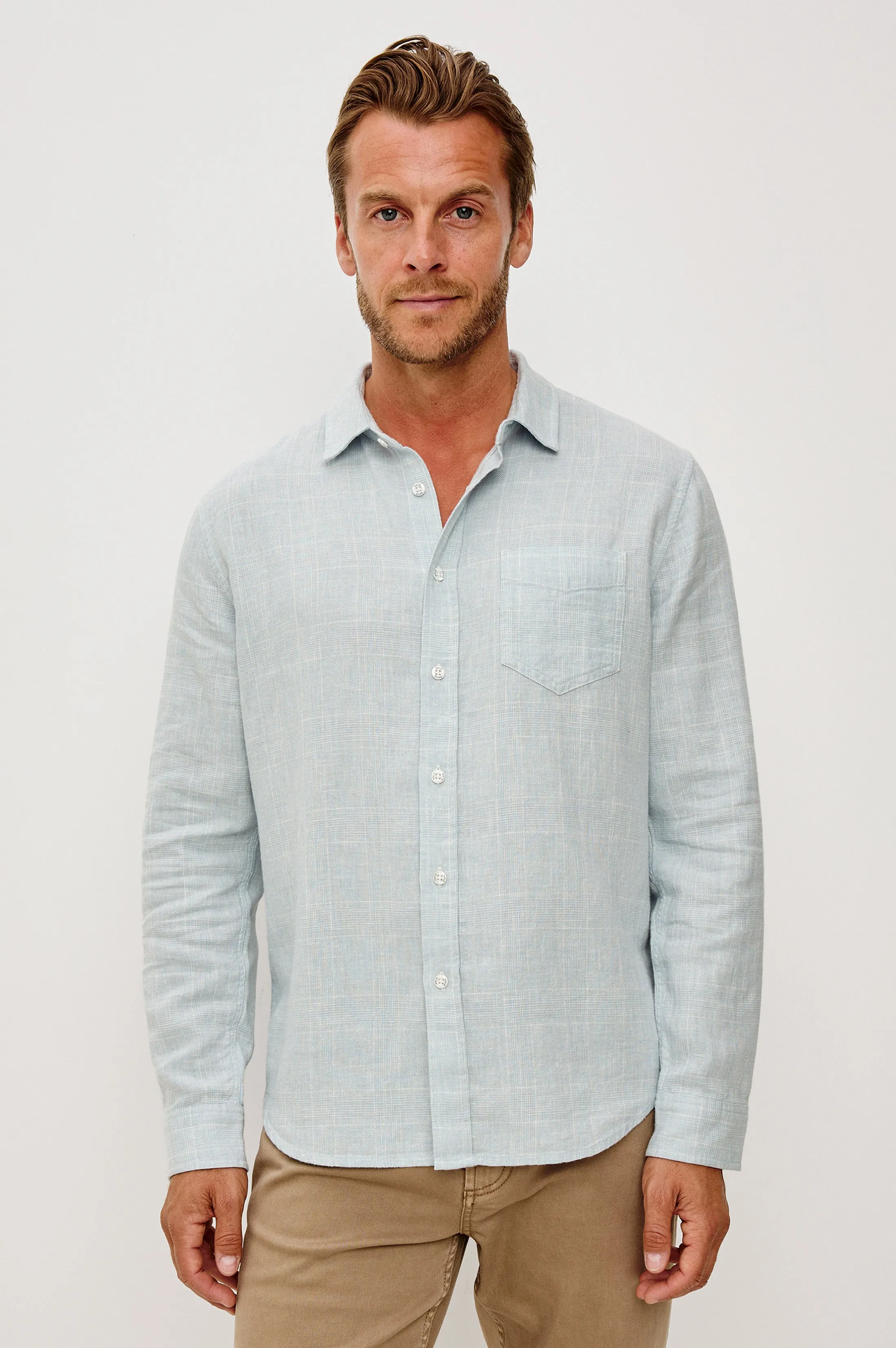 GRACY SHIRT - TIDAL WHITE sold by Rails