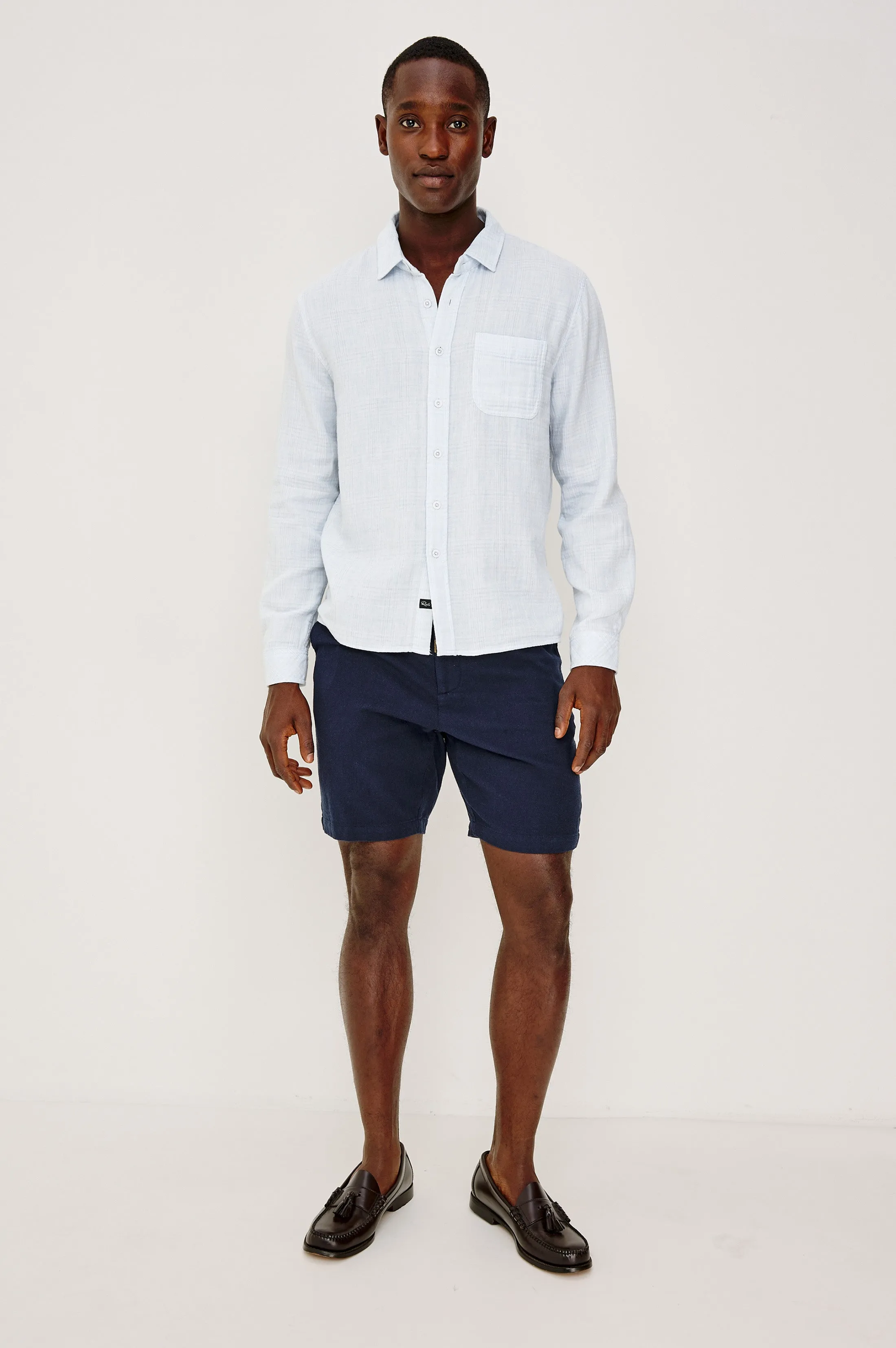 OWENS SHIRT - COASTAL MIST sold by Rails product image thumbnail 4