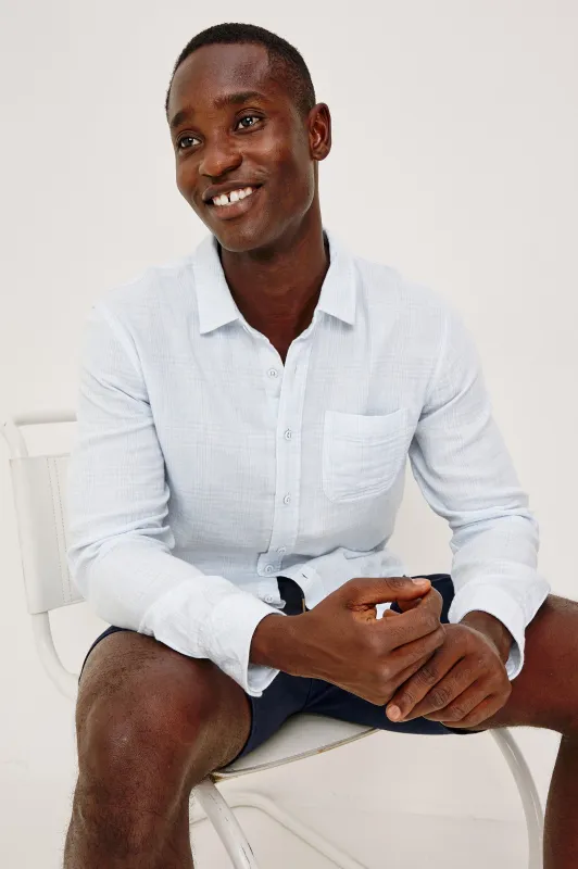 OWENS SHIRT - COASTAL MIST sold by Rails