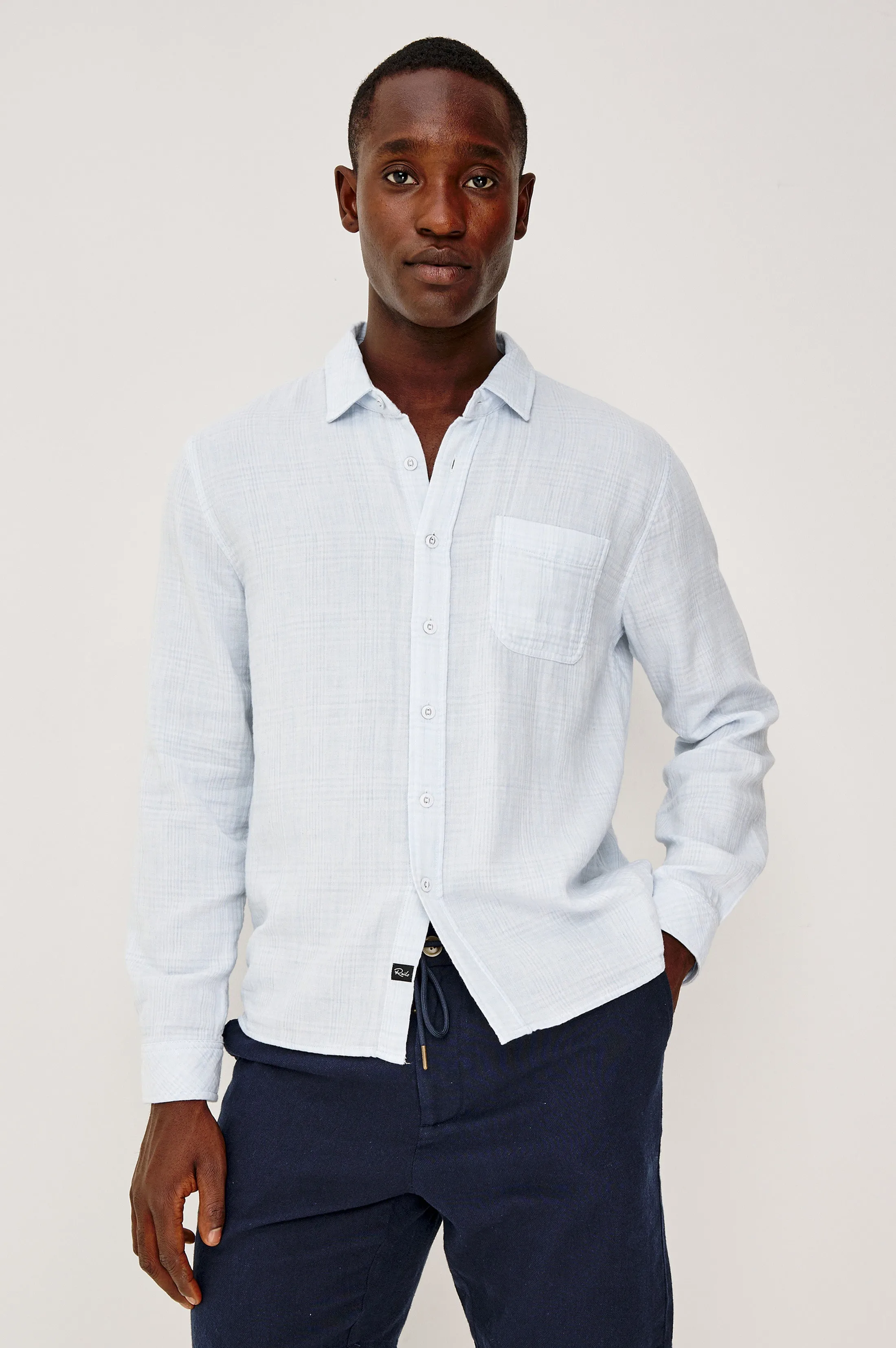 OWENS SHIRT - COASTAL MIST sold by Rails product image thumbnail 2