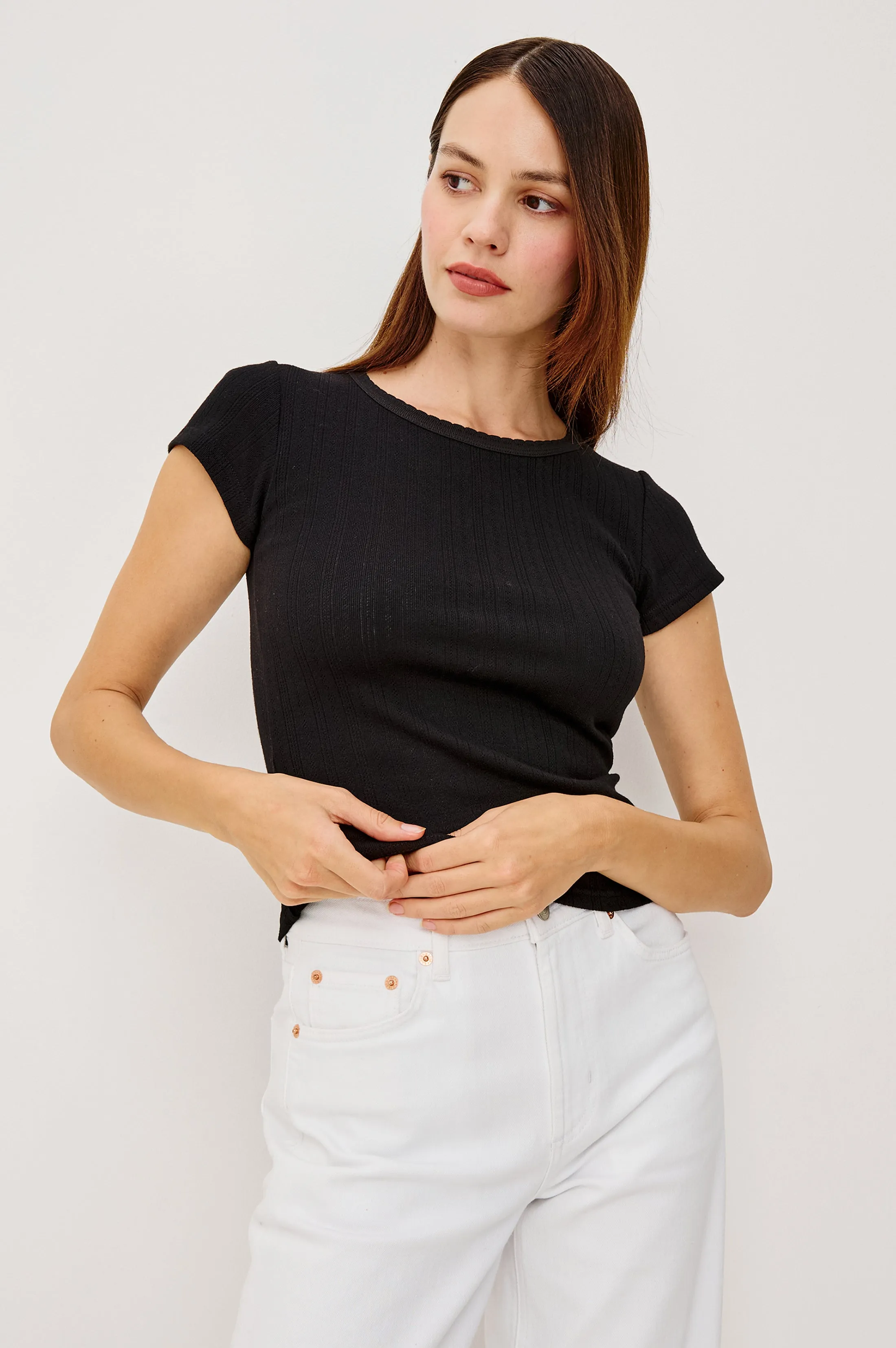 MICKEY TOP - BLACK sold by Rails product image thumbnail 4