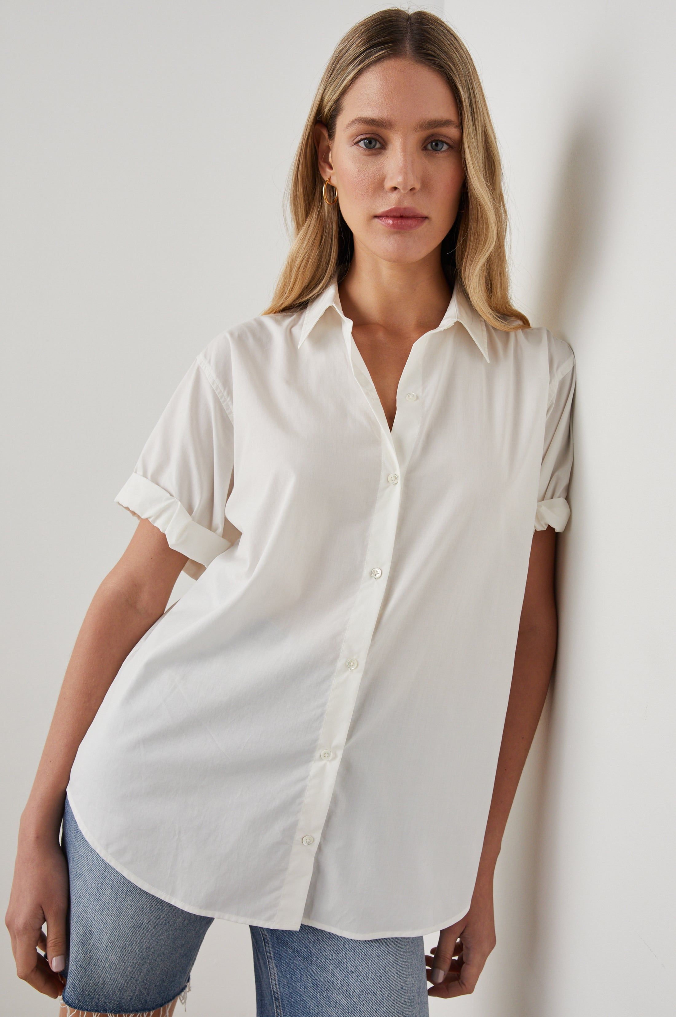 JOJO SHIRT - WHITE sold by Rails product image thumbnail 4