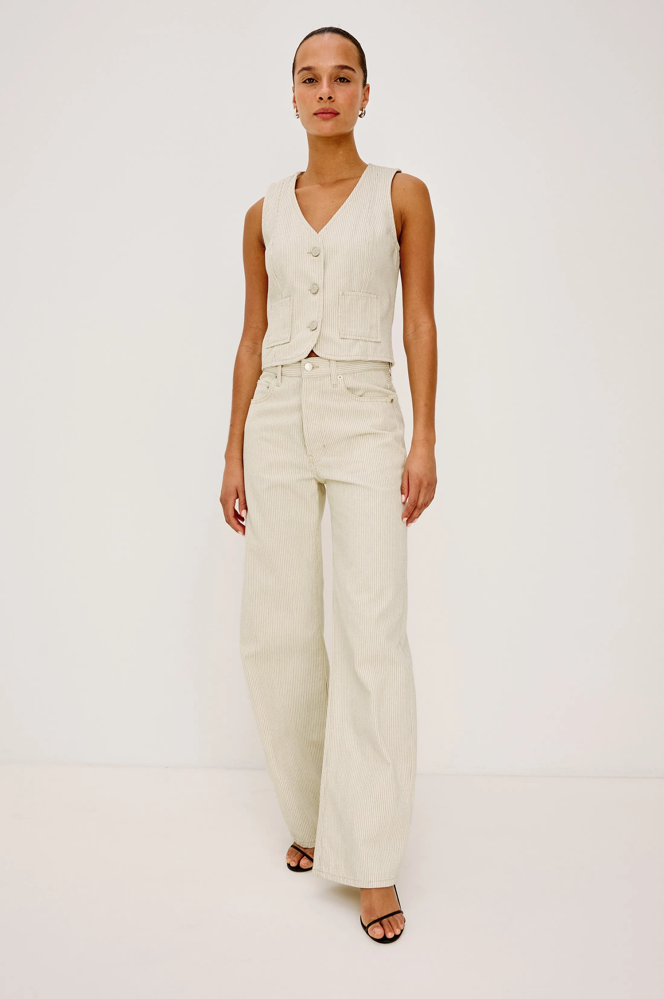 BELMONT ARC - ECRU RAILROAD STRIPE sold by Rails product image thumbnail 3