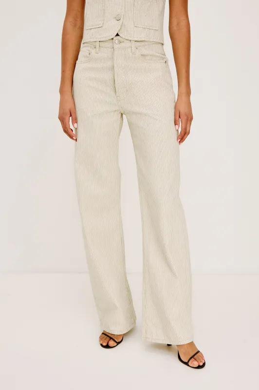 BELMONT ARC - ECRU RAILROAD STRIPE made by Rails