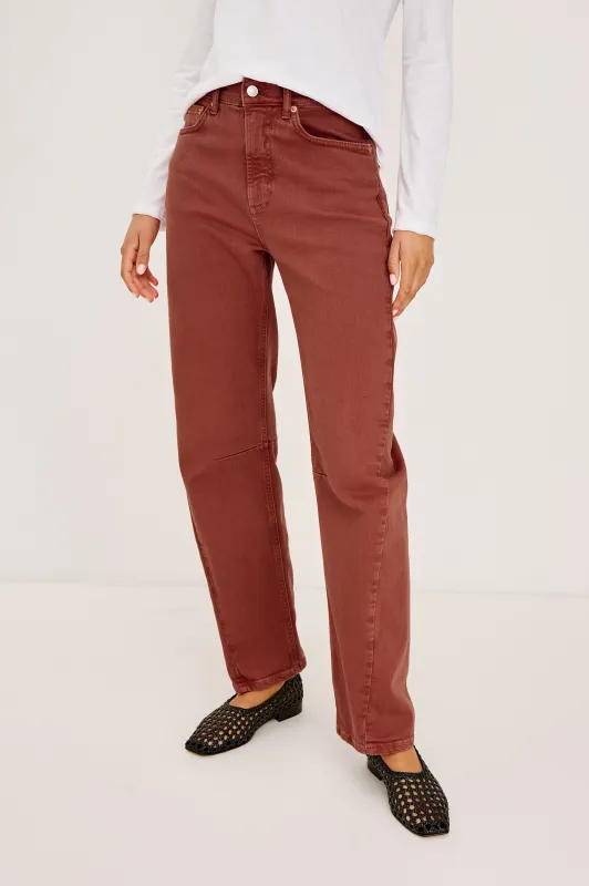 SAMO BARREL LEG - VINTAGE BRICK made by Rails