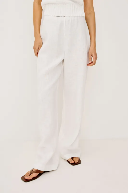 ANDRINE PANT - WHITE sold by Rails