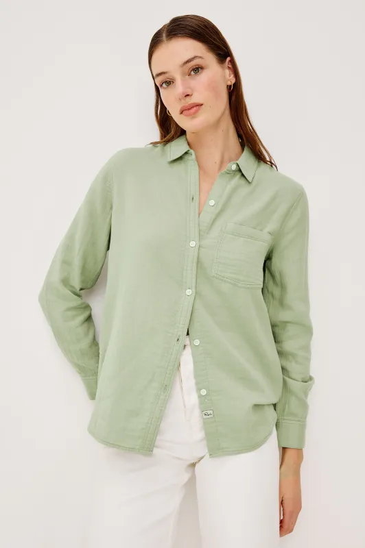 FREEMAN SHIRT - VINTAGE SAGE made by Rails