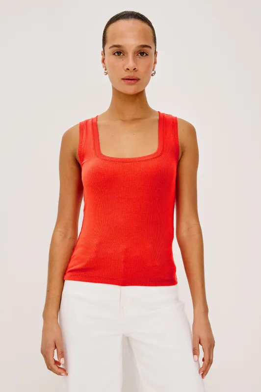 BOBBIE TANK - CHERRY sold by Rails