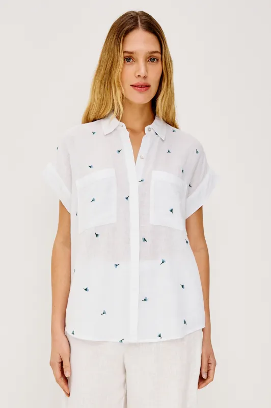 CITO SHIRT - BLUEBELL CARNATIONS made by Rails