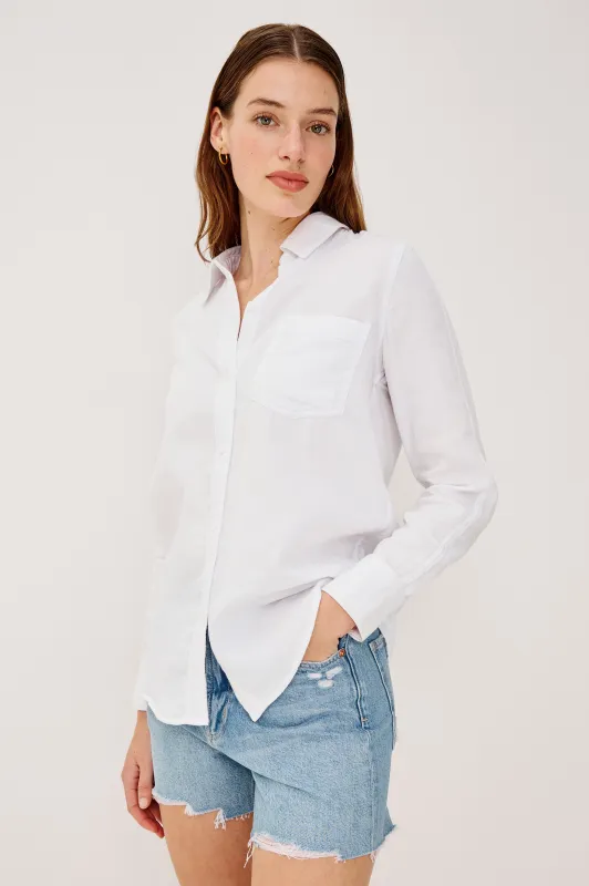FREEMAN SHIRT - WHITE made by Rails