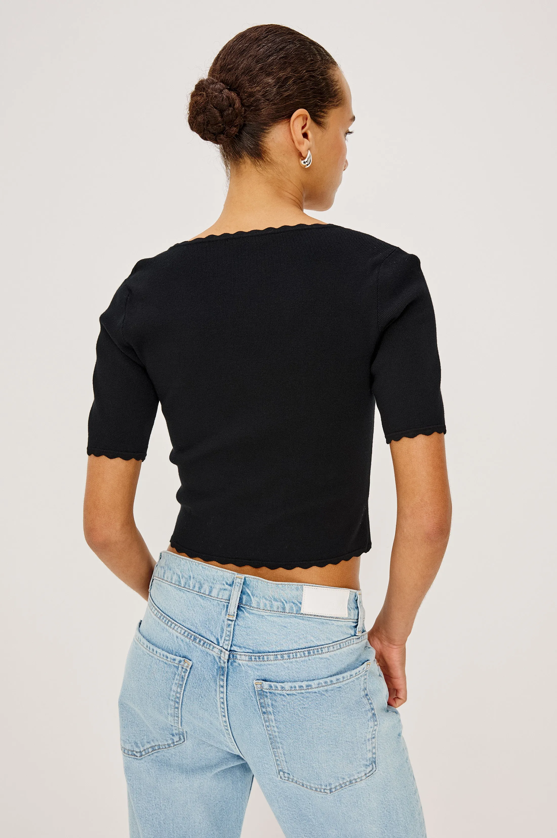 LOUANNA TOP - BLACK sold by Rails product image thumbnail 5