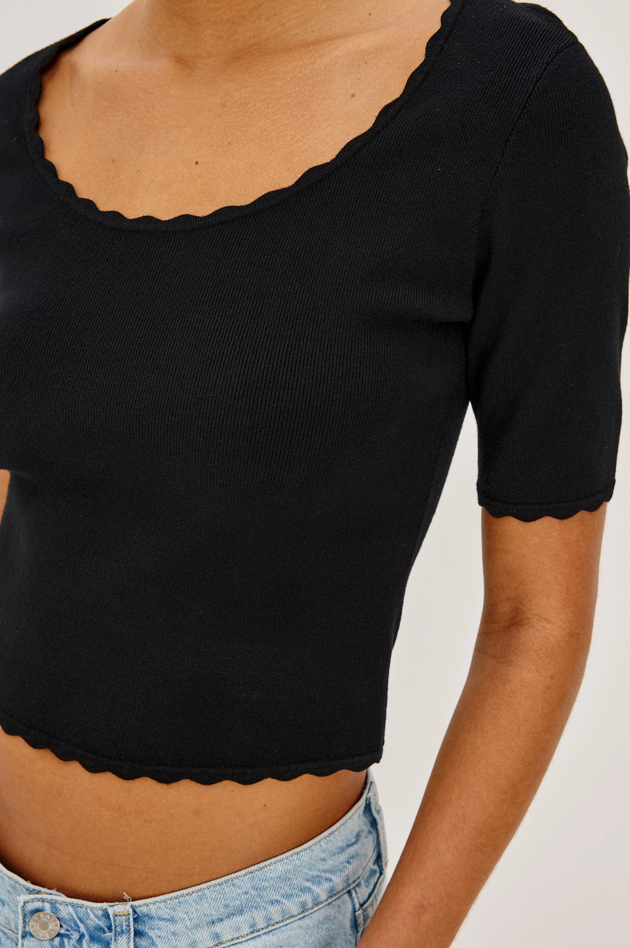 LOUANNA TOP - BLACK sold by Rails product image thumbnail 2