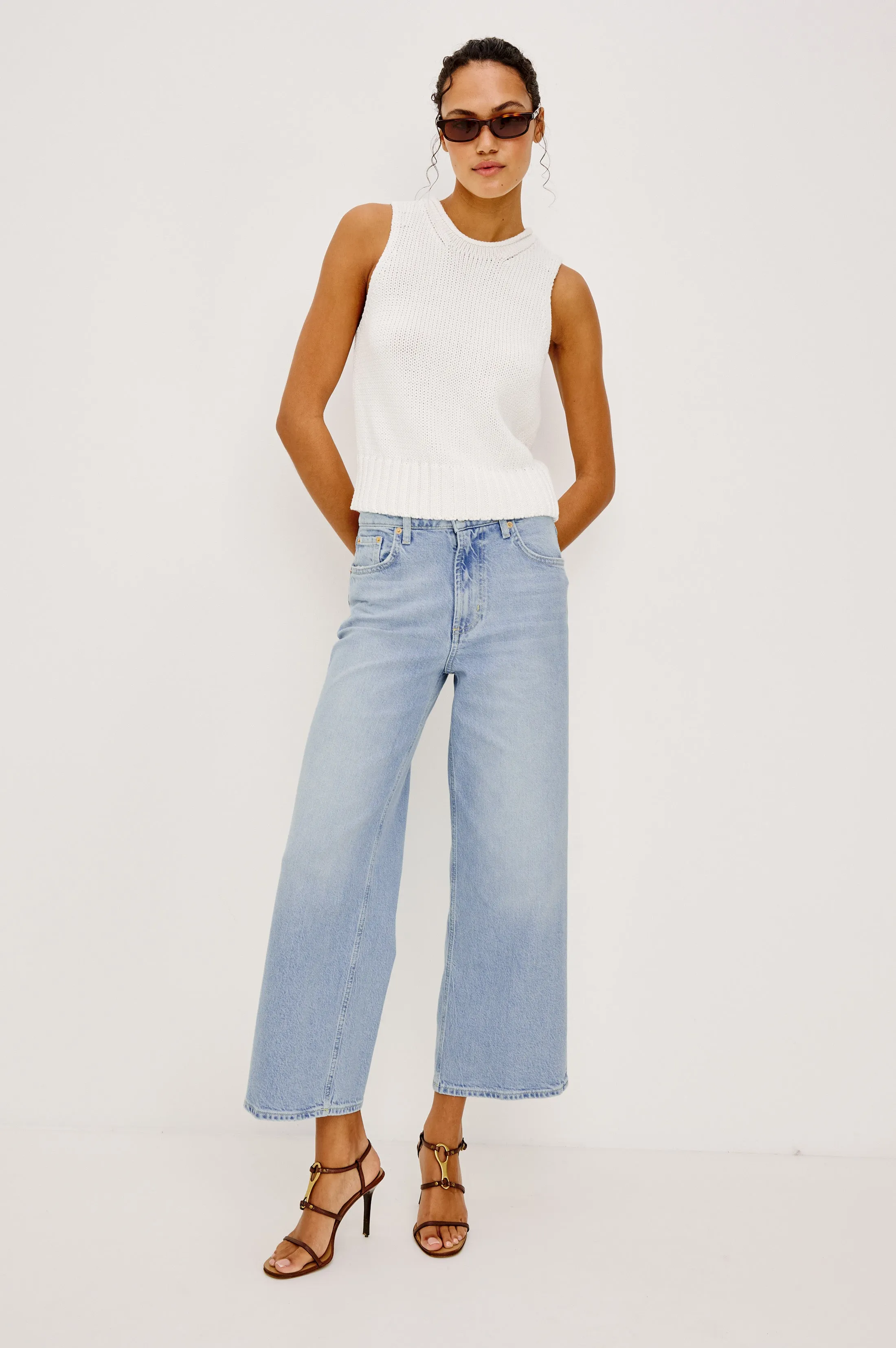 GETTY CROP WIDE LEG - JASPER sold by Rails product image thumbnail 3