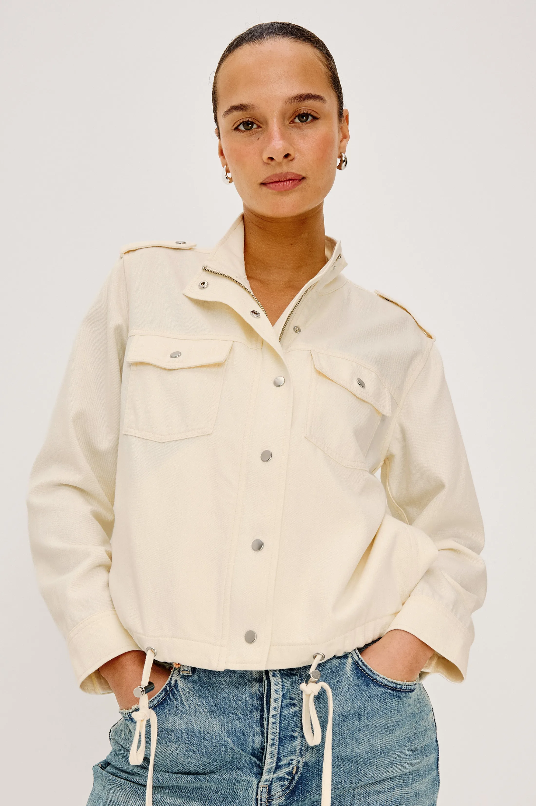 COLLINS JACKET - IVORY sold by Rails product image thumbnail 4