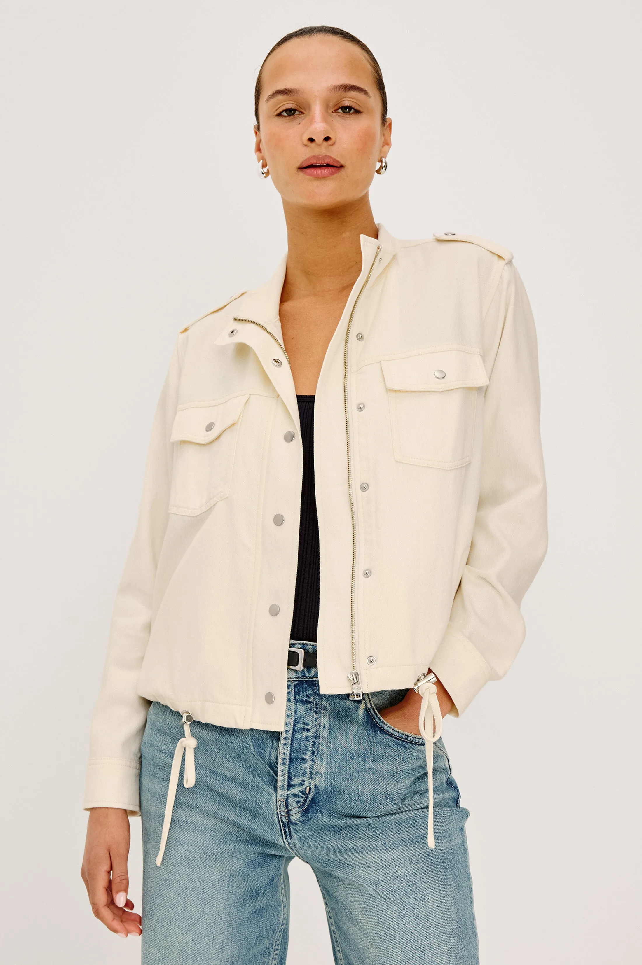 COLLINS JACKET - IVORY sold by Rails