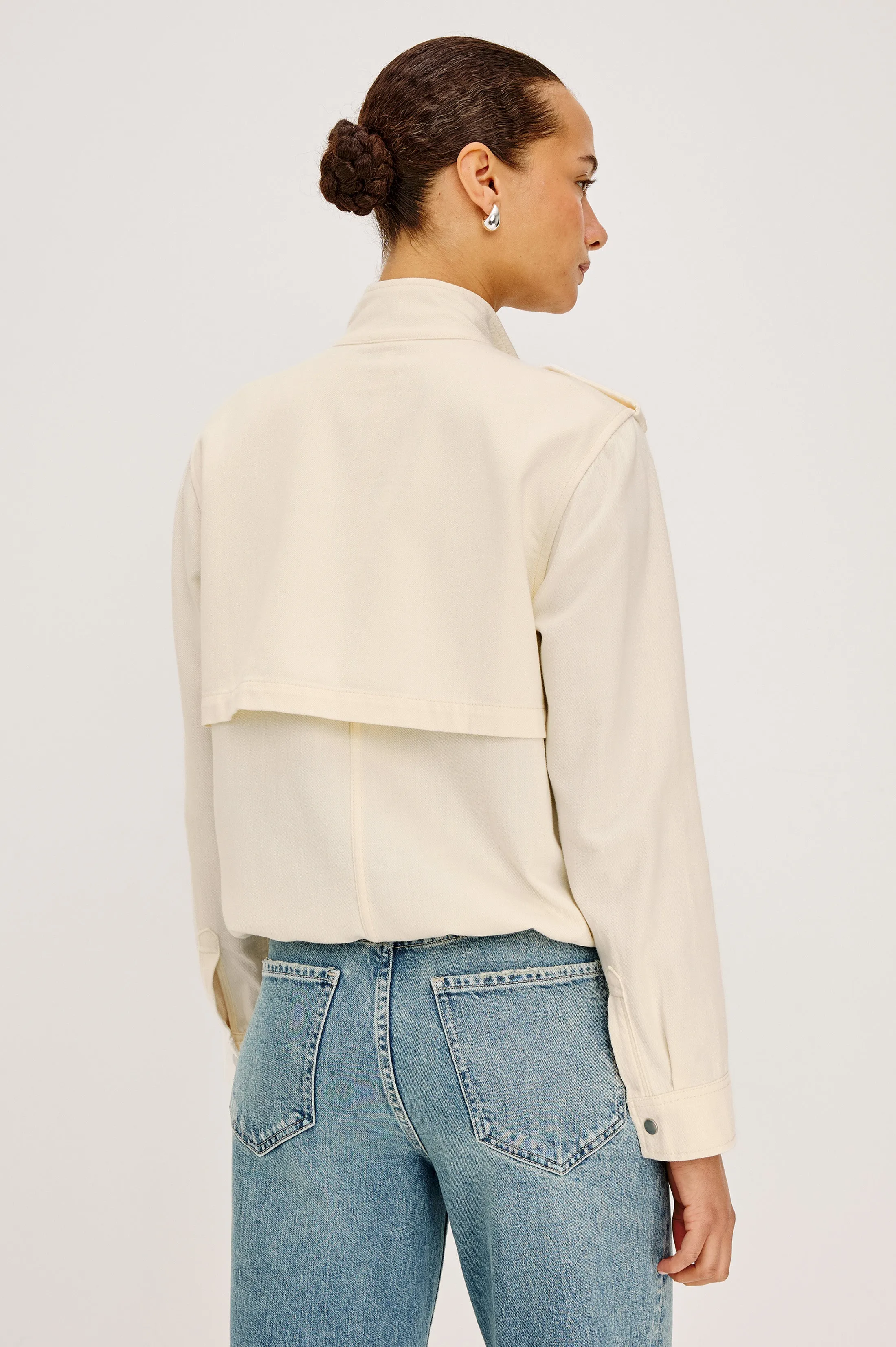 COLLINS JACKET - IVORY sold by Rails product image thumbnail 5