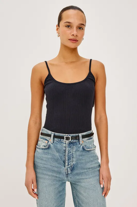 NIKA TANK - BLACK sold by Rails