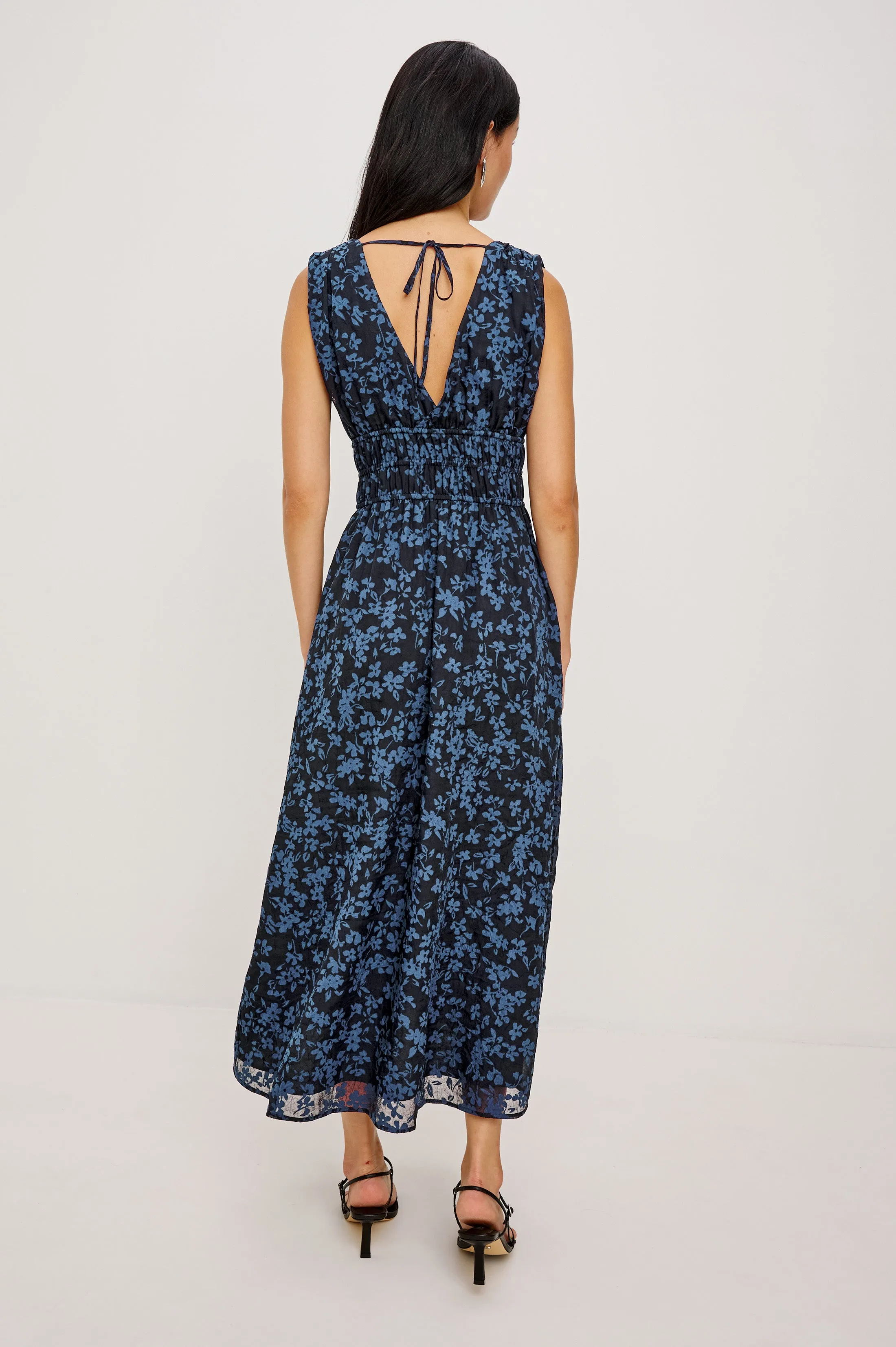 LILITH DRESS - MIDNIGHT SILHOUETTE FLORAL sold by Rails product image thumbnail 5