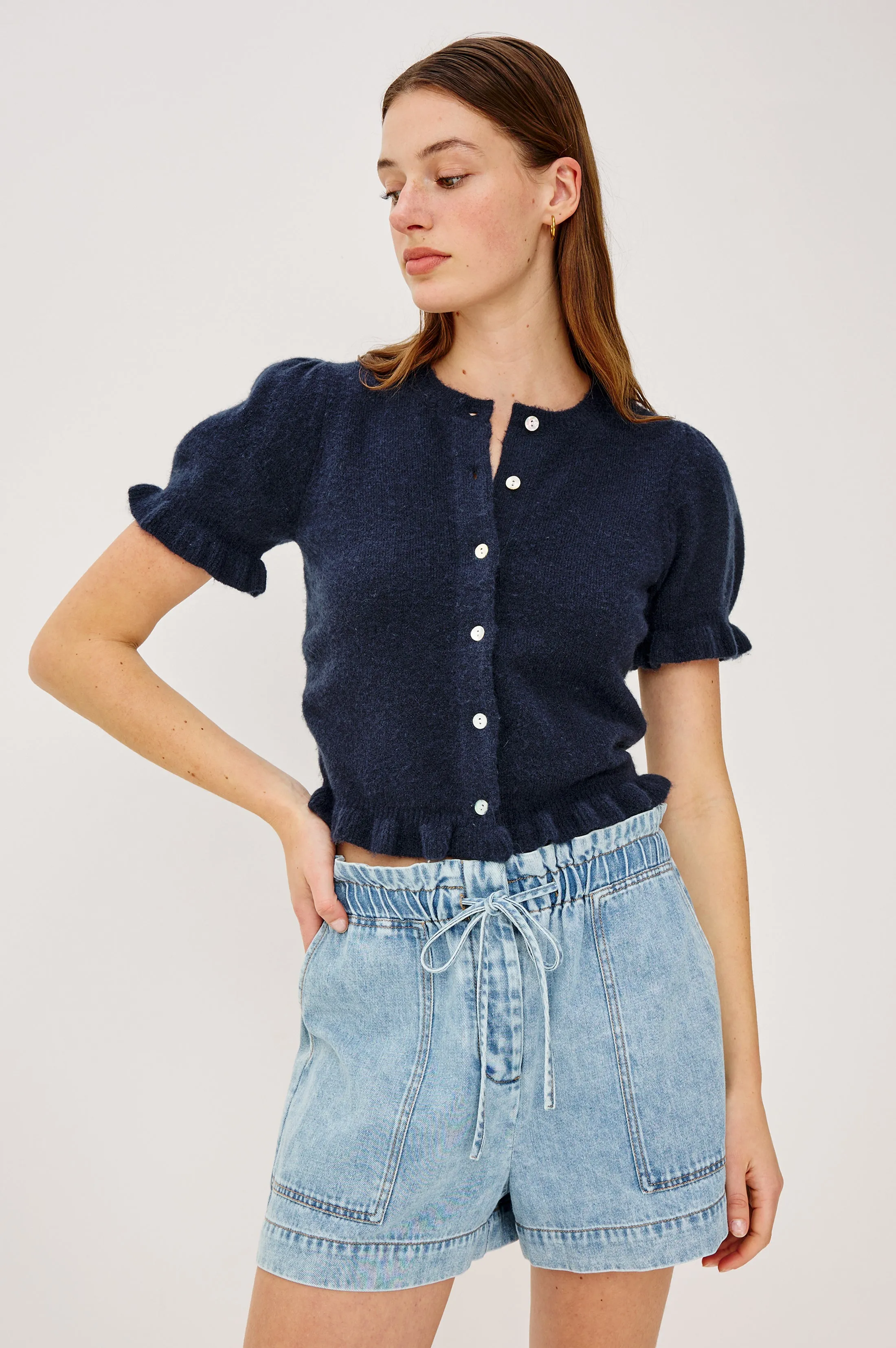 LORA TOP - NAVY sold by Rails product image thumbnail 3