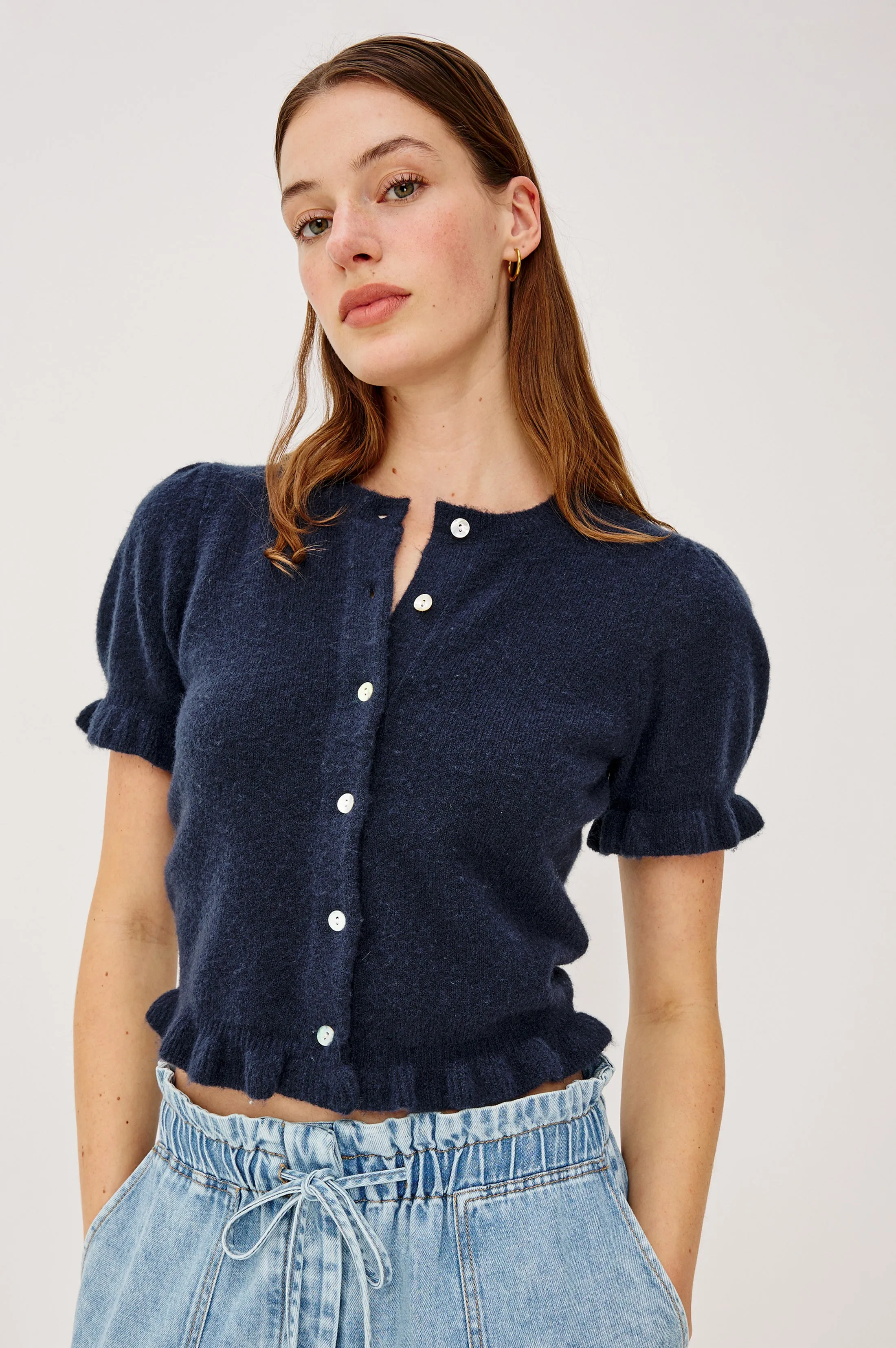 LORA TOP - NAVY sold by Rails product image thumbnail 5