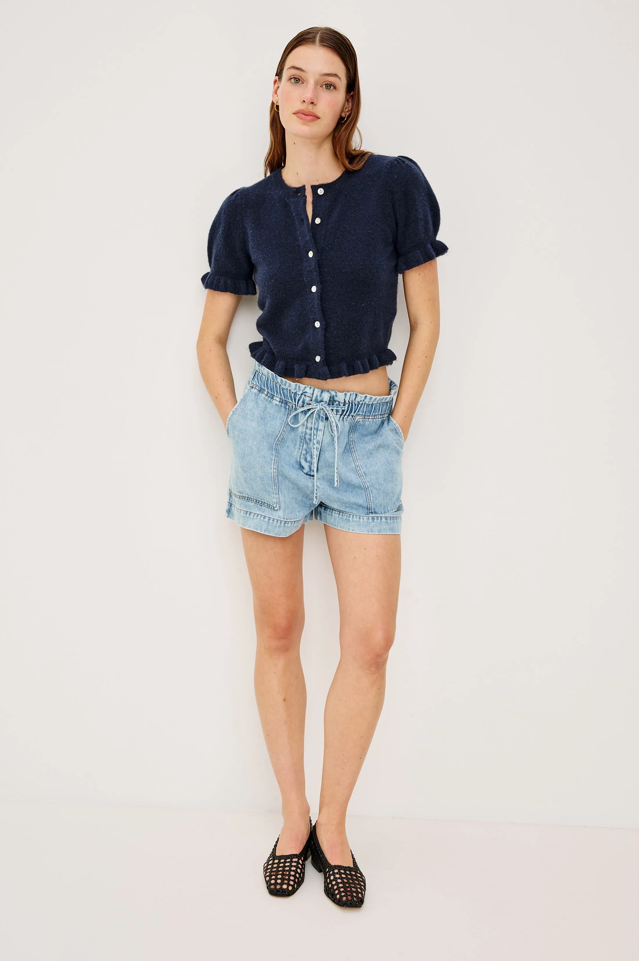 LORA TOP - NAVY sold by Rails product image thumbnail 2
