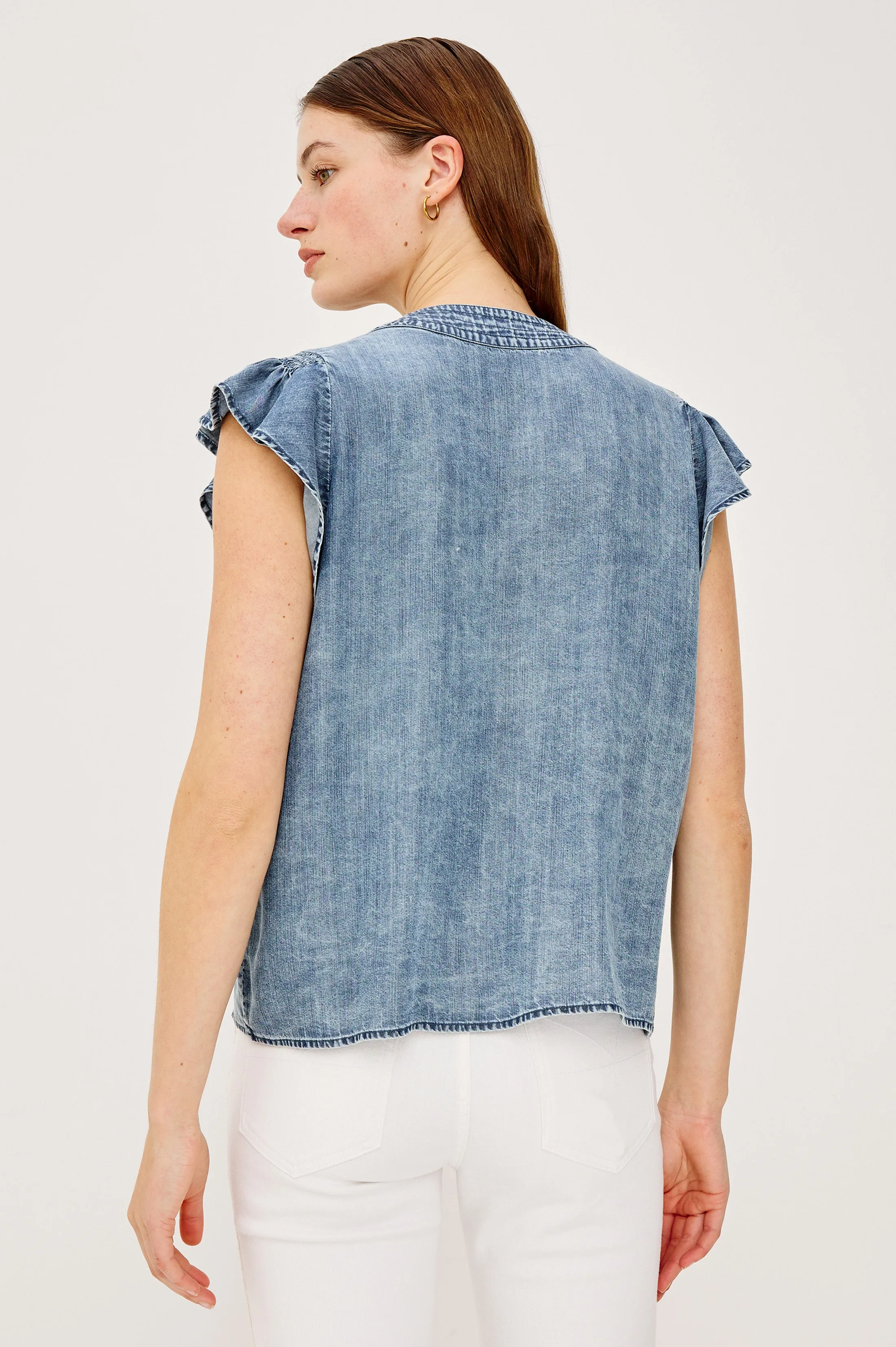 AVIVA TOP - BLUE RIDGE sold by Rails product image thumbnail 5