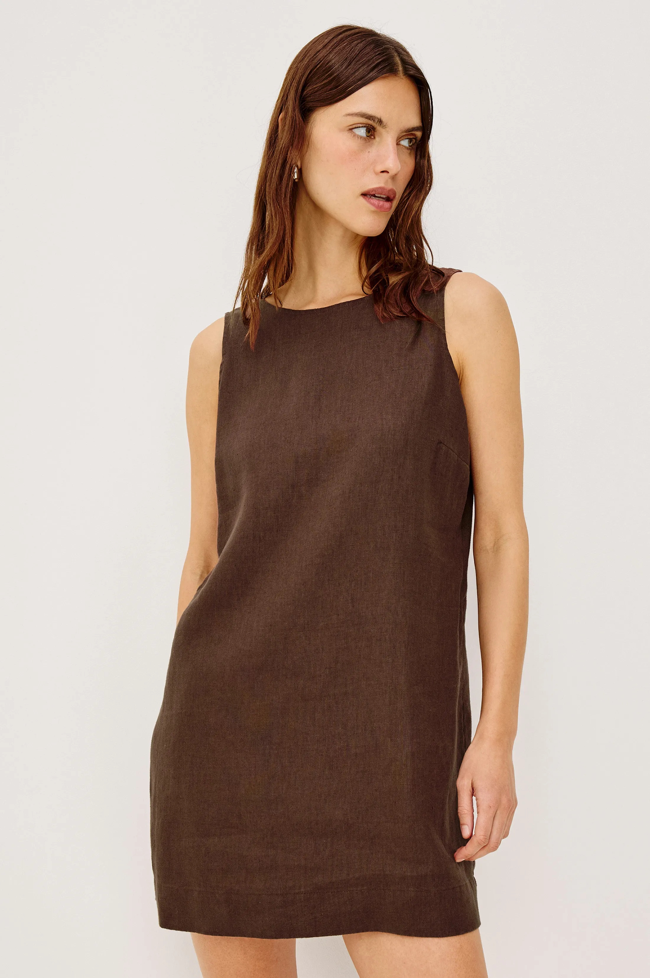 LINDSEY DRESS - ESPRESSO sold by Rails product image thumbnail 4