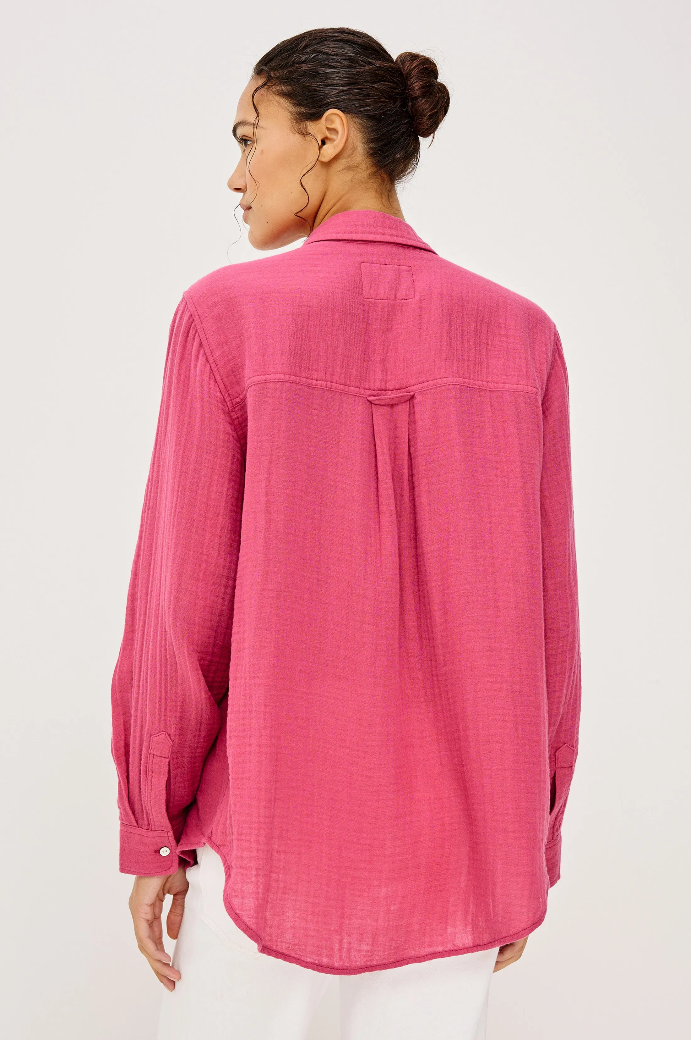 ELLIS SHIRT - DARK ROSE sold by Rails product image thumbnail 4