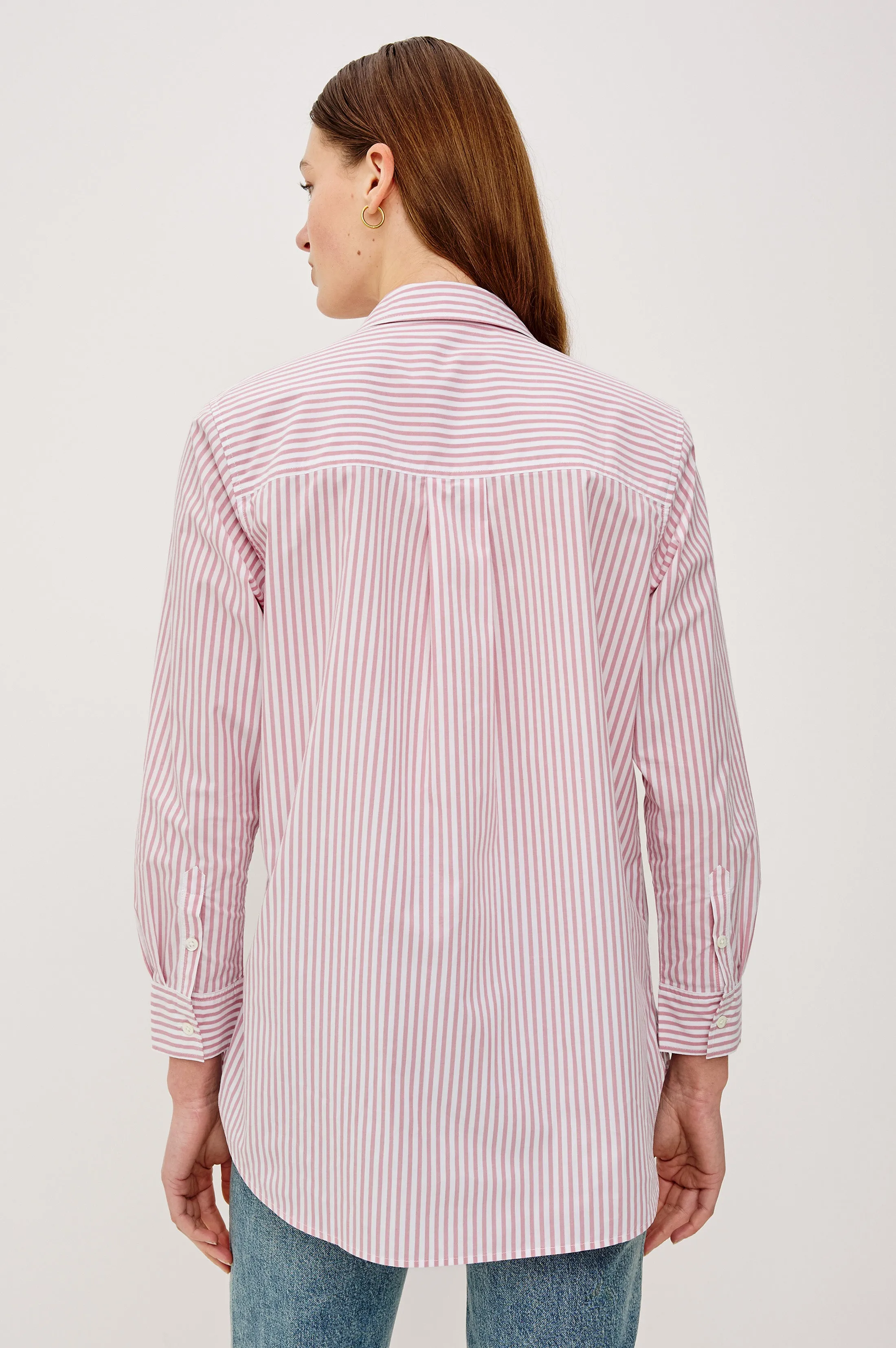 ELSA SHIRT - ROSE STRIPE sold by Rails product image thumbnail 5