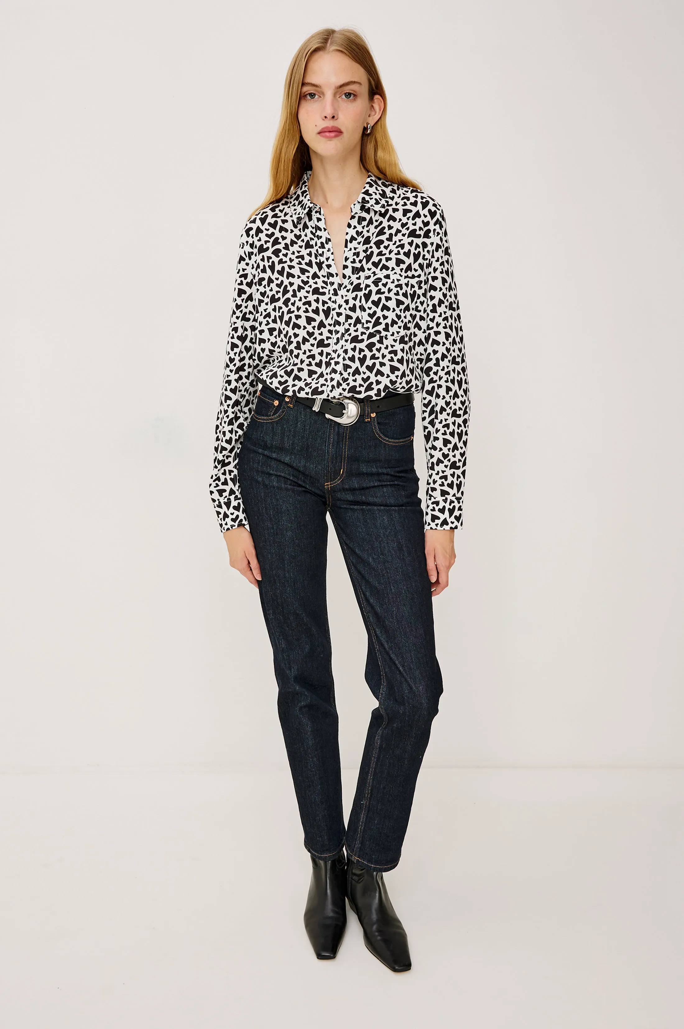 KATHRYN SHIRT - IVORY AMORE sold by Rails product image thumbnail 4