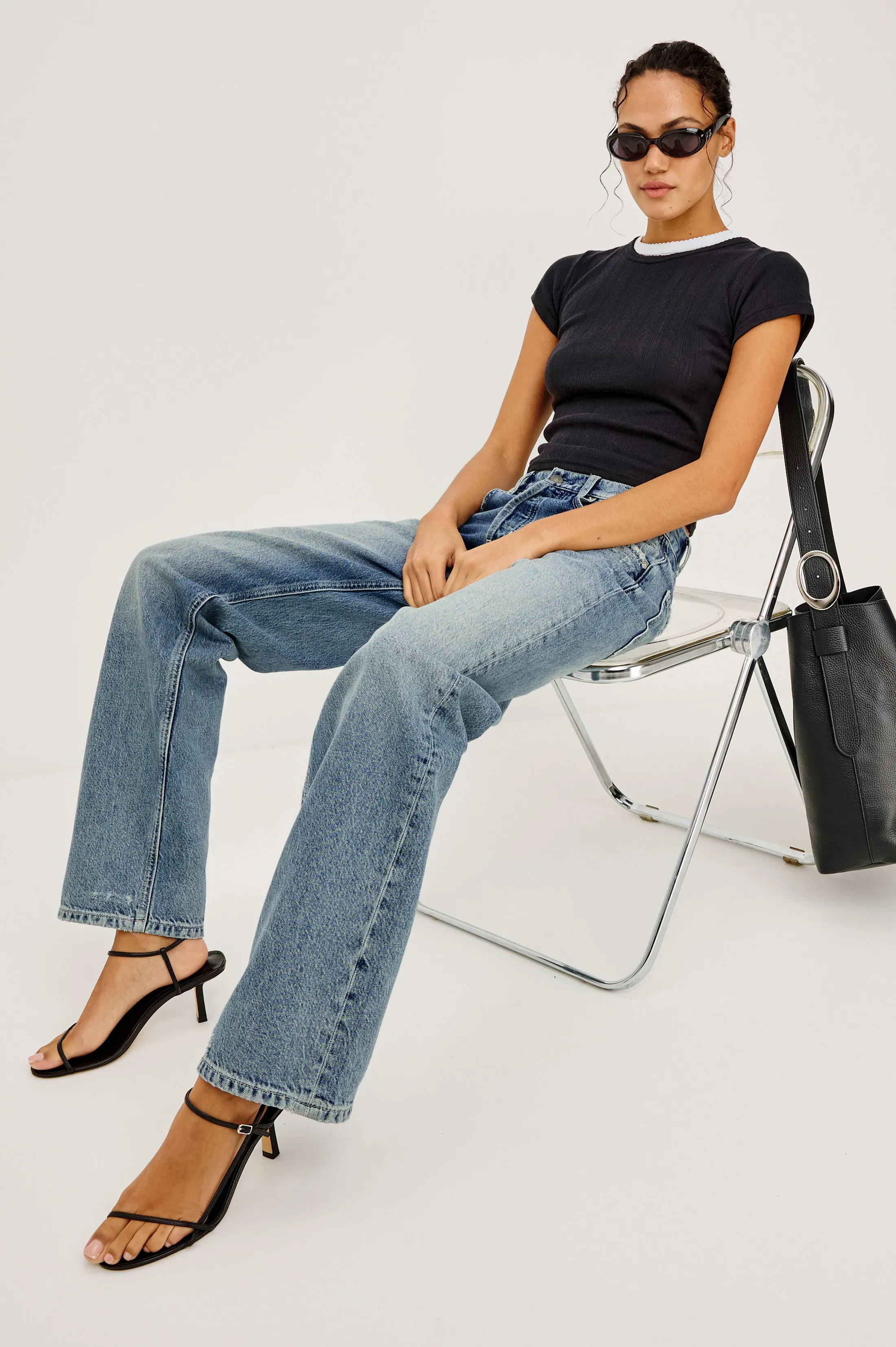 DEL MAR BOYFRIEND - VINTAGE AZURE sold by Rails product image thumbnail 4