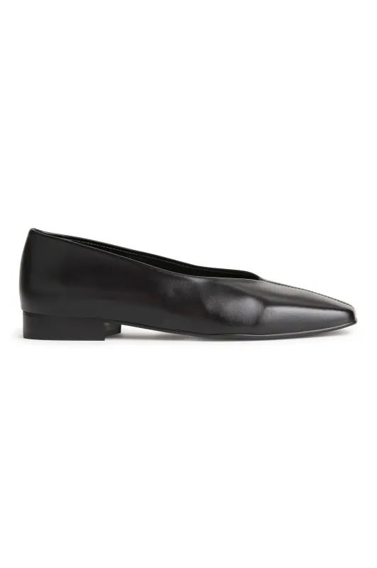 LILLIE BALLET FLAT - BLACK sold by Rails