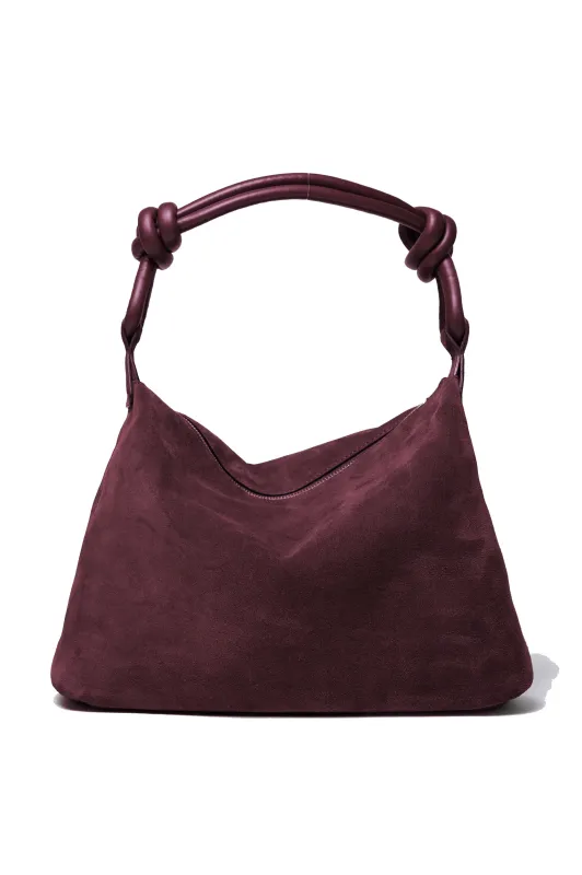 SIENA HOBO BAG - PLUM SUEDE sold by Rails