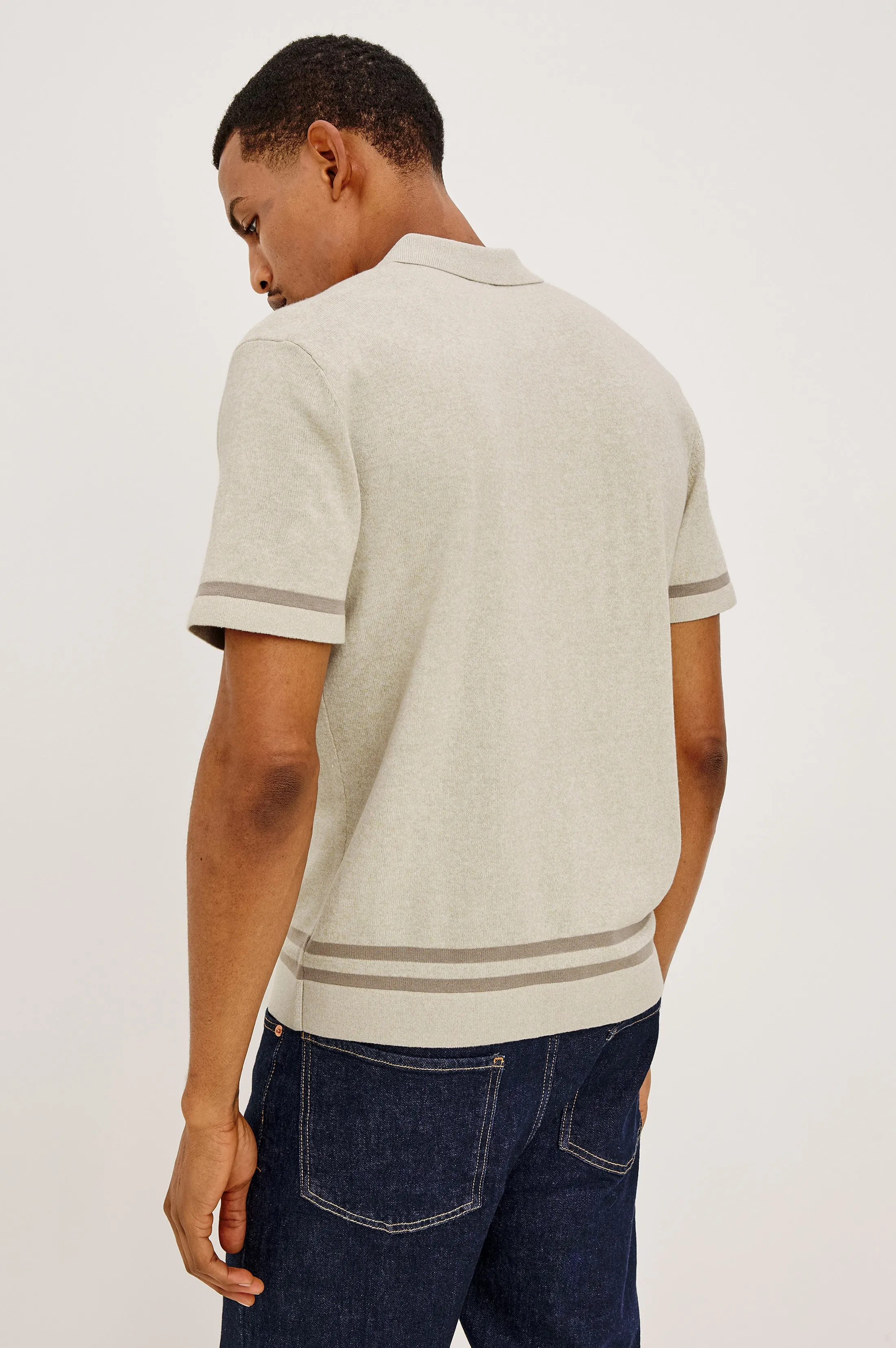 LEO SHIRT - DRIFTWOOD MELANGE sold by Rails product image thumbnail 4