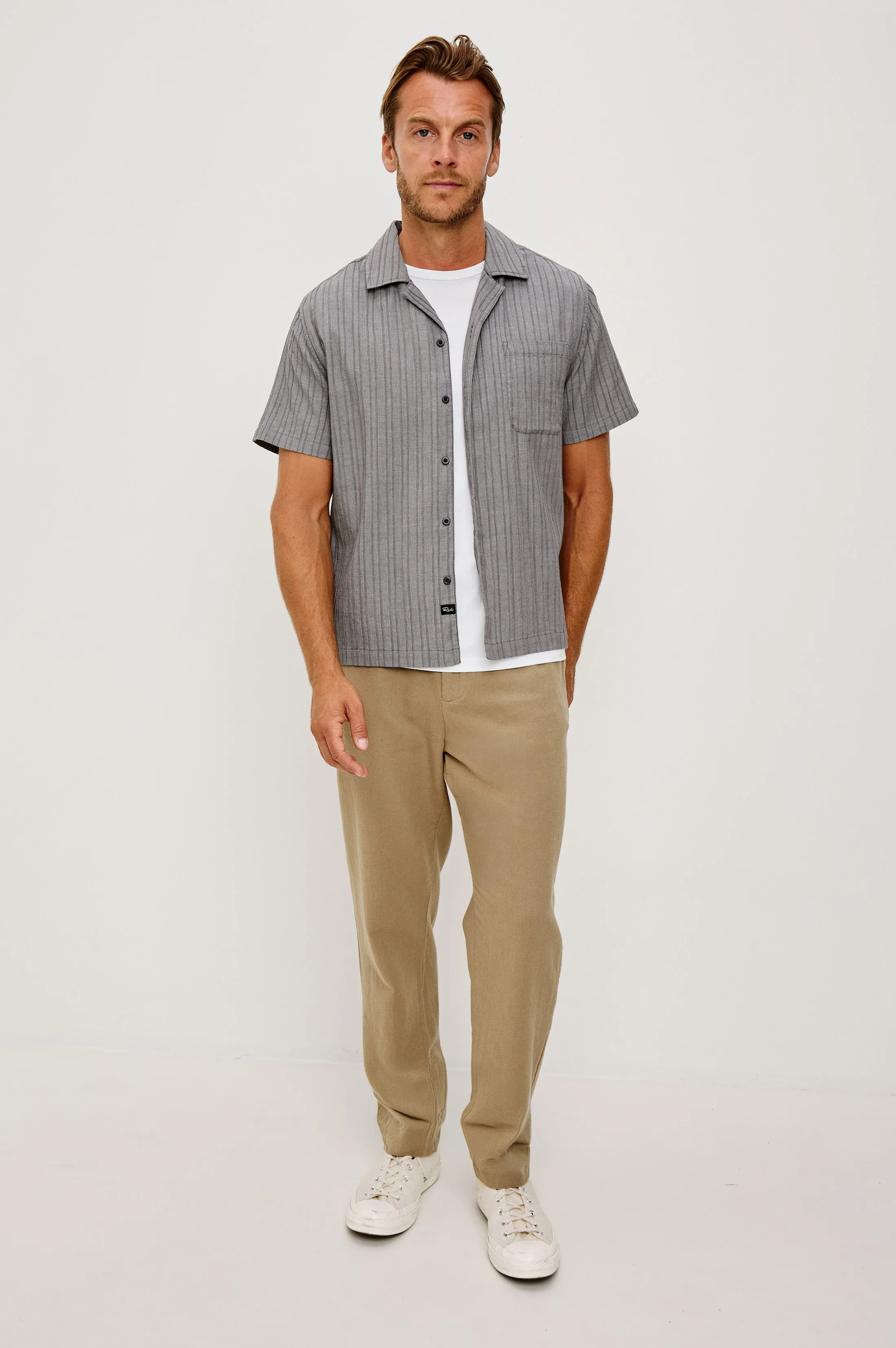 OHANA SHIRT - CHARCOAL CHAMBRAY sold by Rails product image thumbnail 3