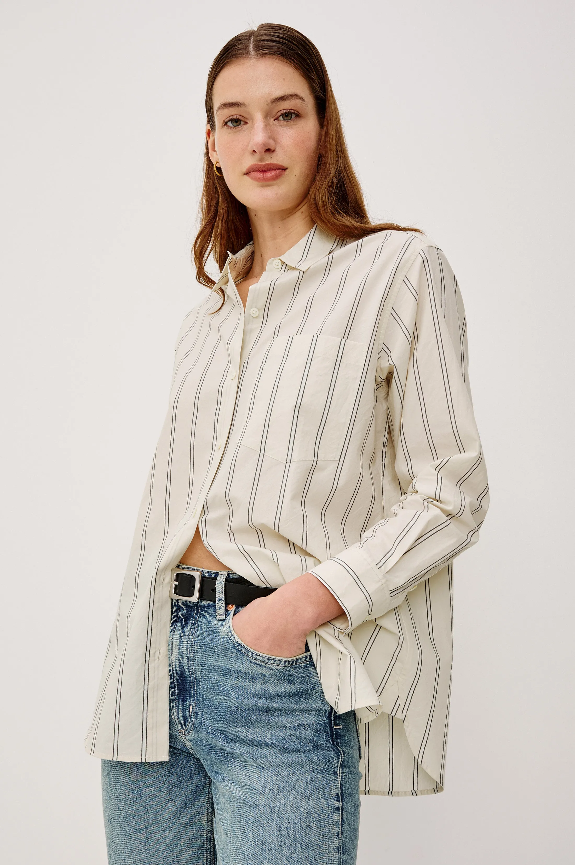 ELSA SHIRT - PALMA STRIPE sold by Rails product image thumbnail 4